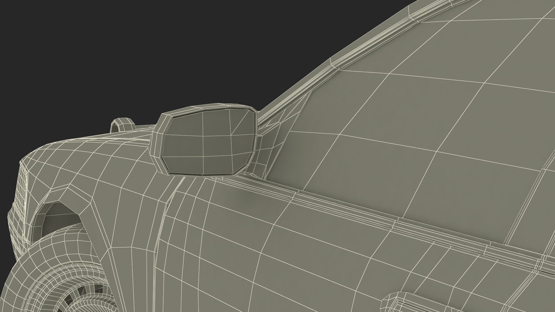 3D model Police Interceptor Sedan Ford Crown Victoria Rigged for Cinema 4D