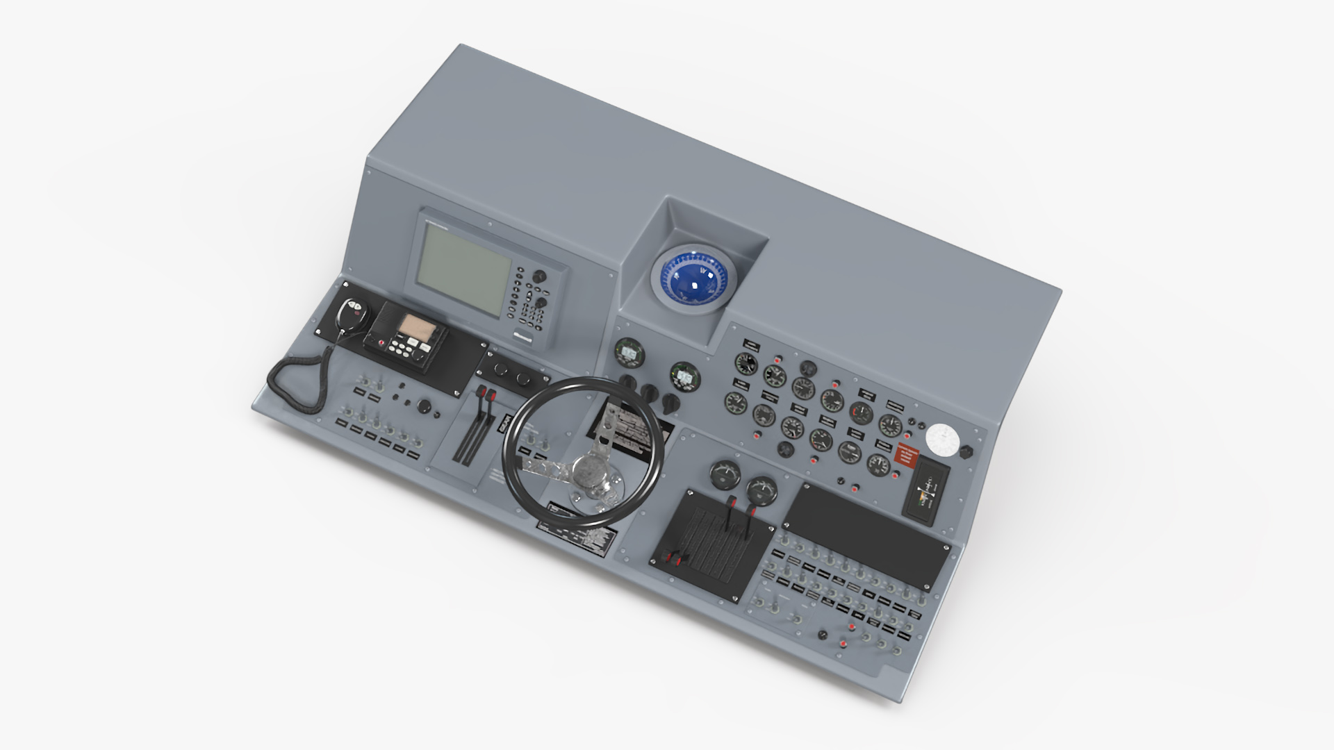 3D model Ship Bridge Control Panel