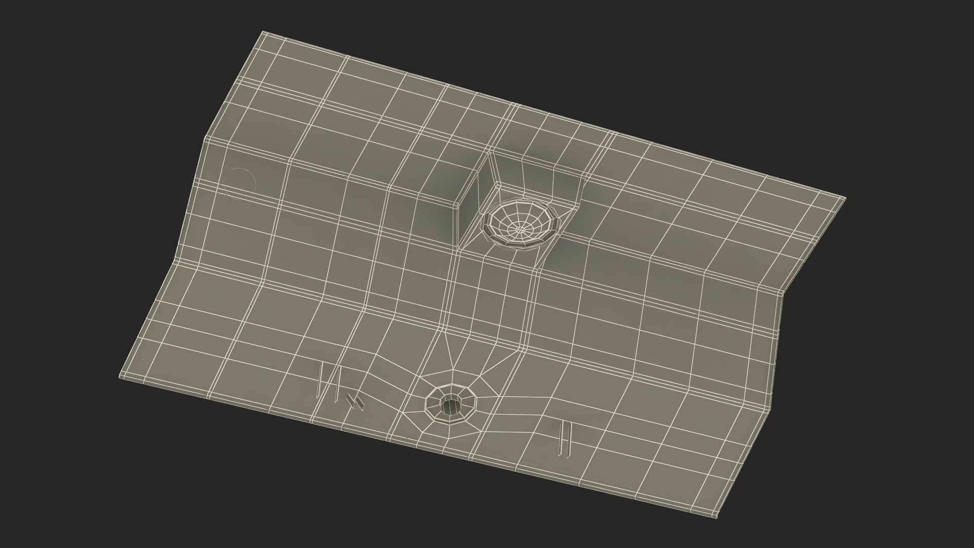 3D model Ship Bridge Control Panel