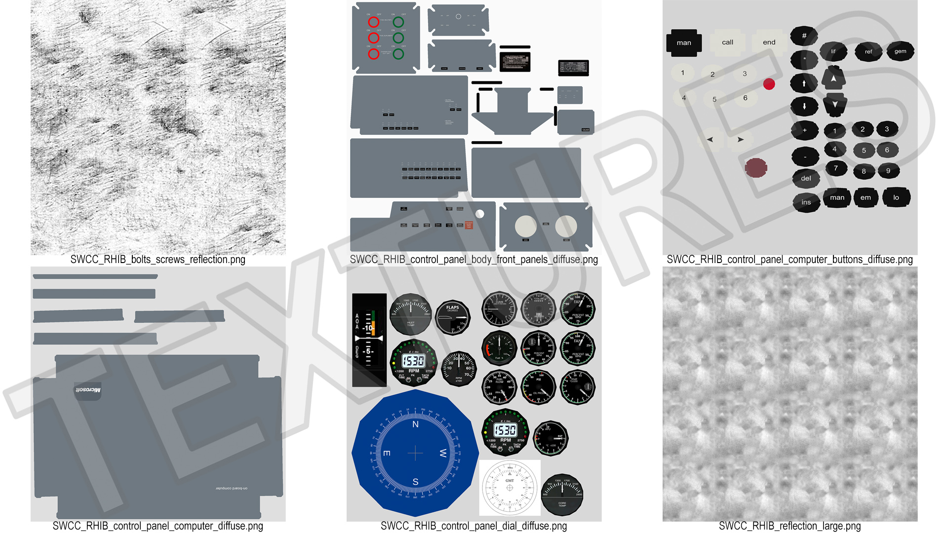 3D model Ship Bridge Control Panel