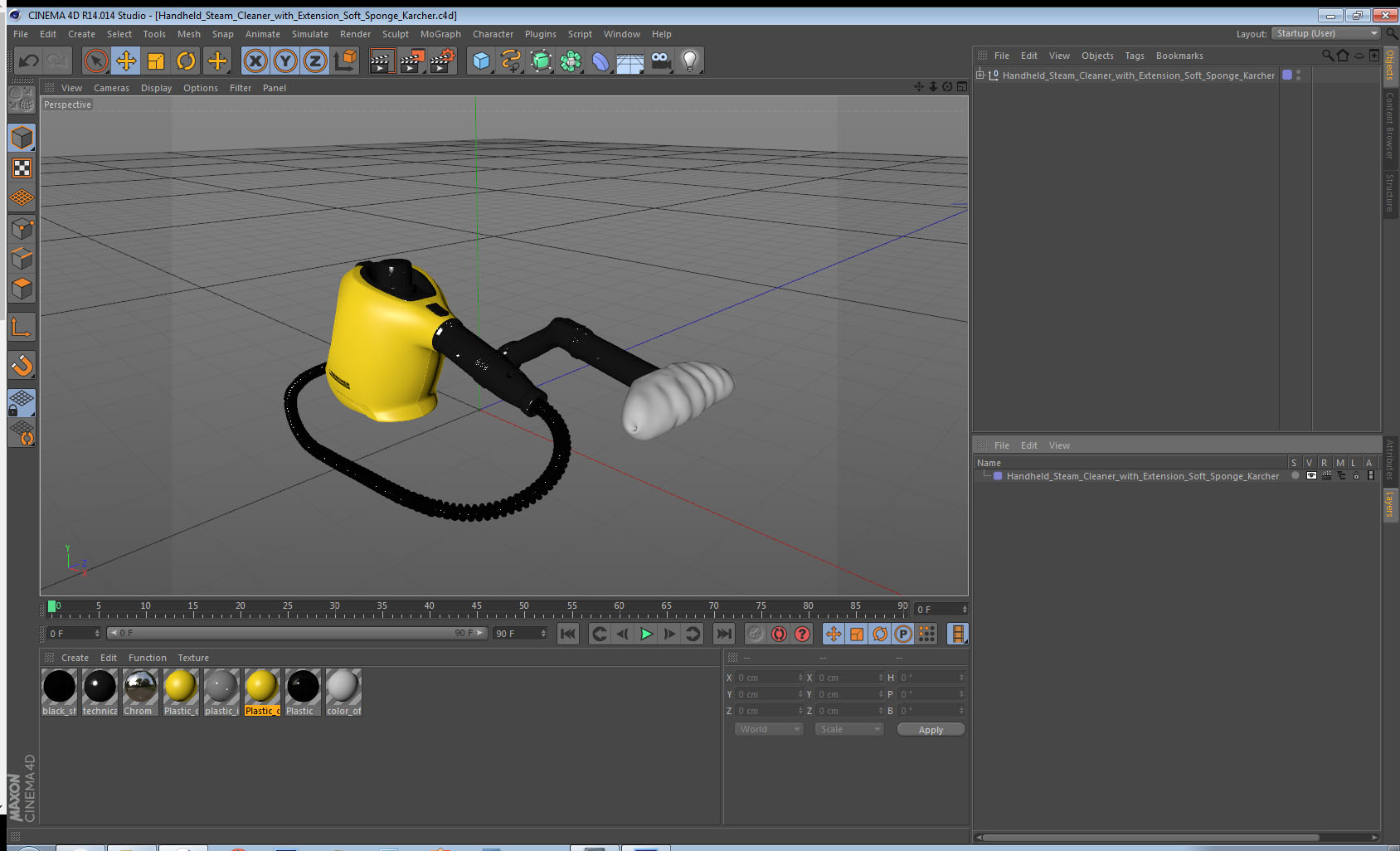 Handheld Steam Cleaner with Extension Soft Sponge Karcher 3D