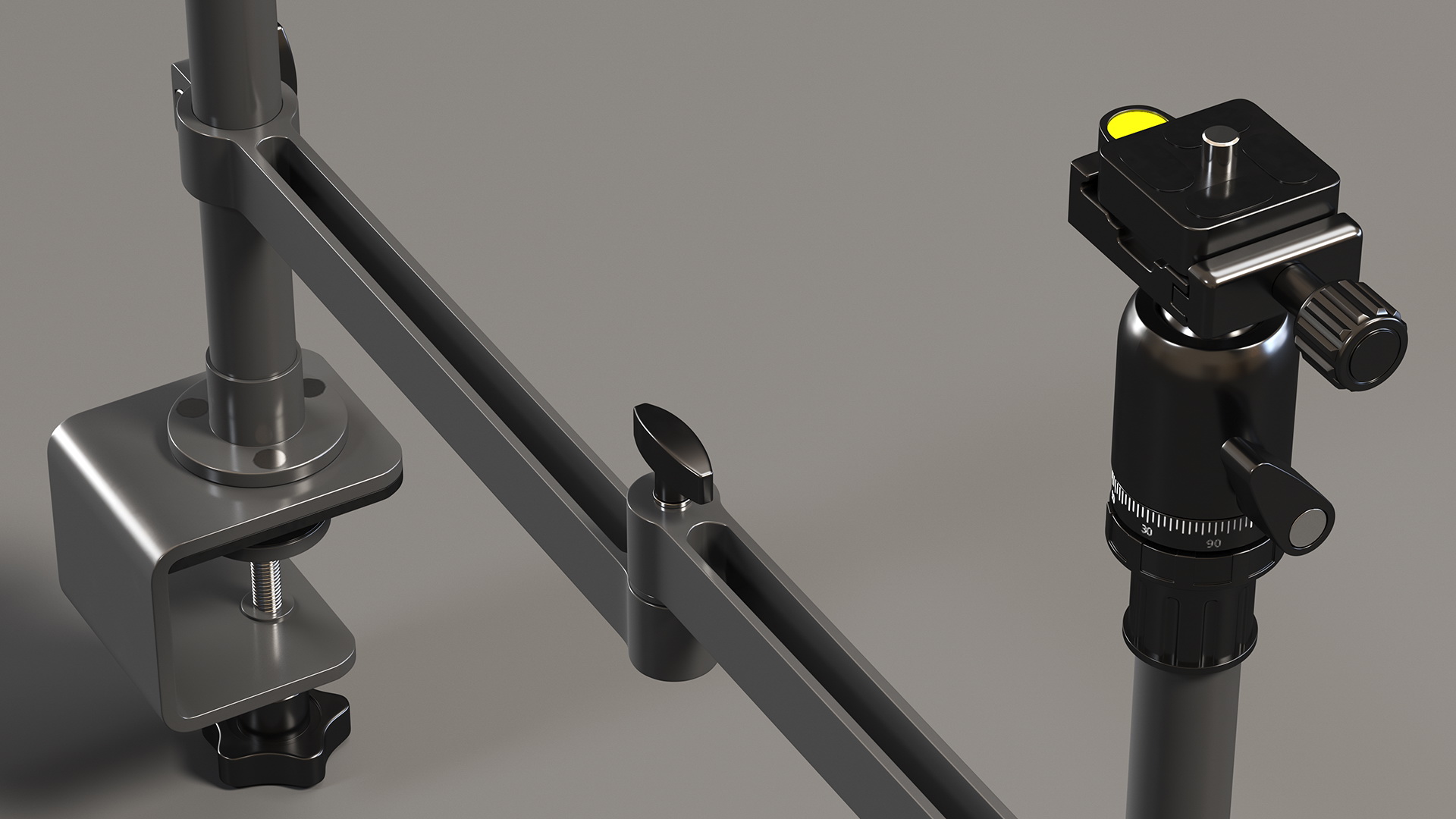 Multifunction Boom Arm Desk Mount Stand 3D model