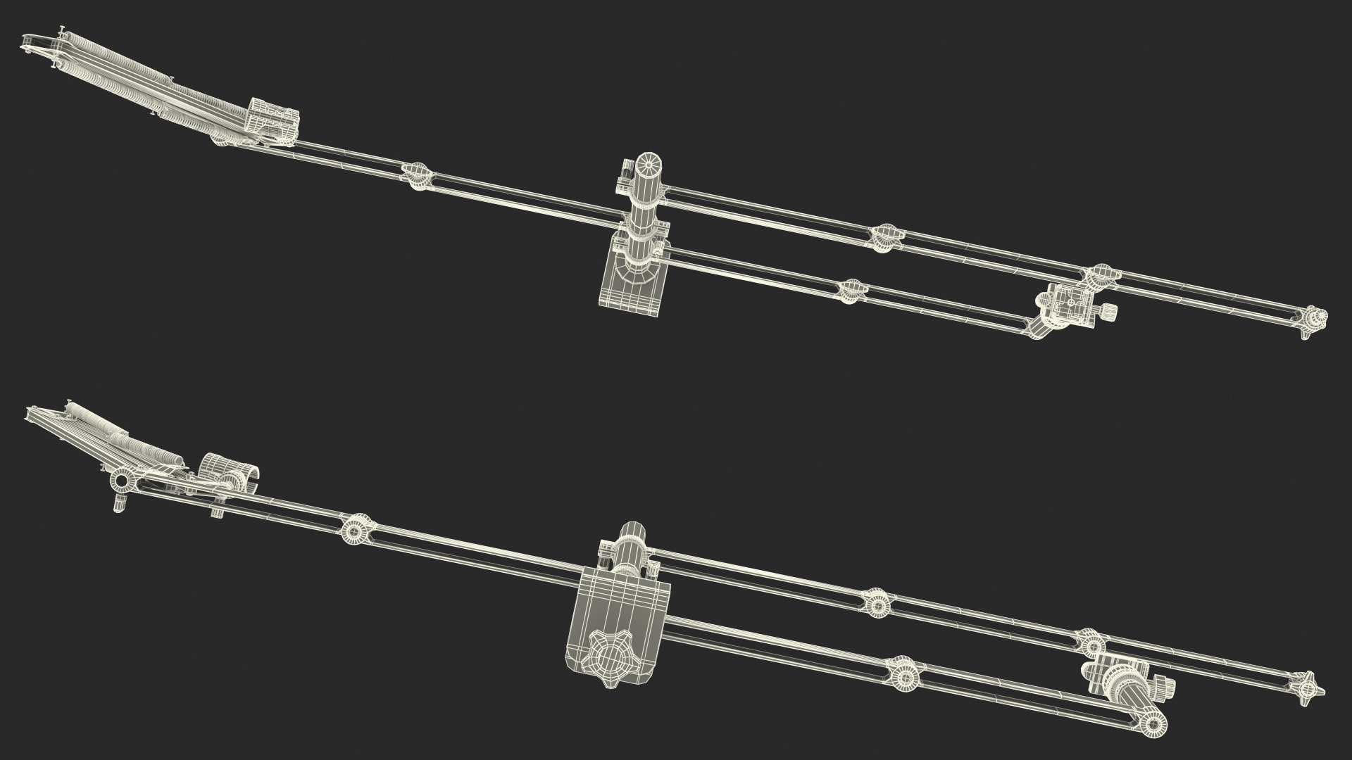 Multifunction Boom Arm Desk Mount Stand 3D model