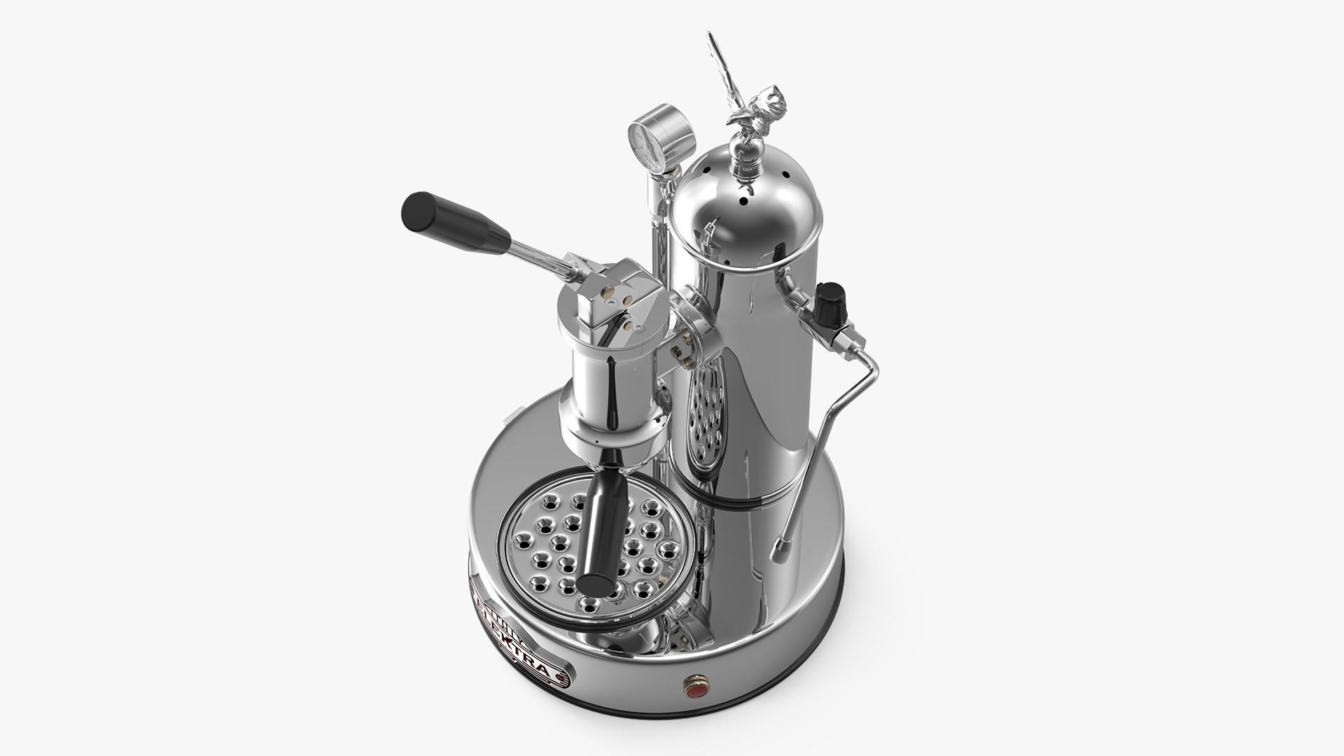 3D model Elektra Micro Casa Leva Coffee Machine Chrome