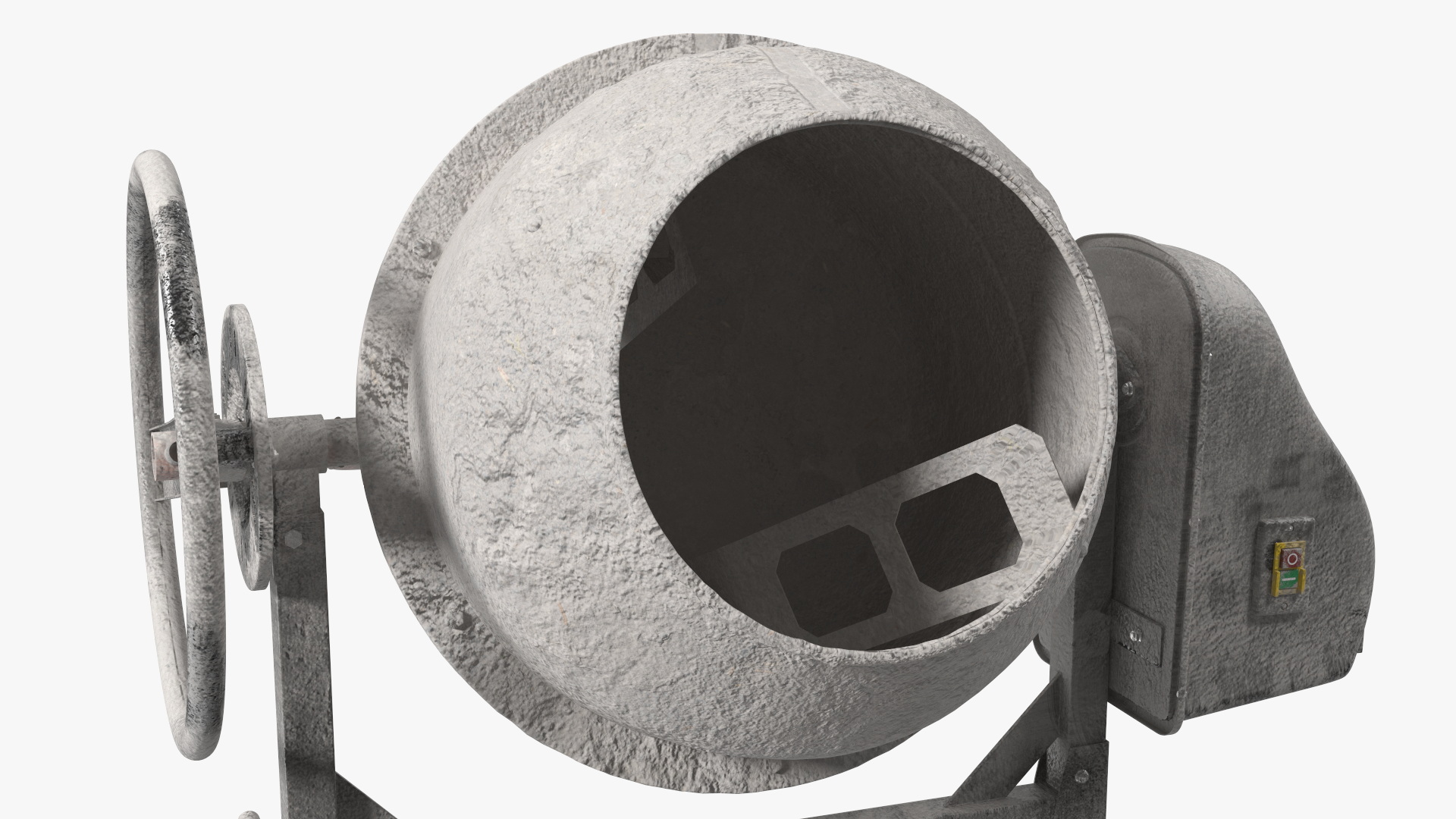 Dirty Portable Concrete Mixer 3D model