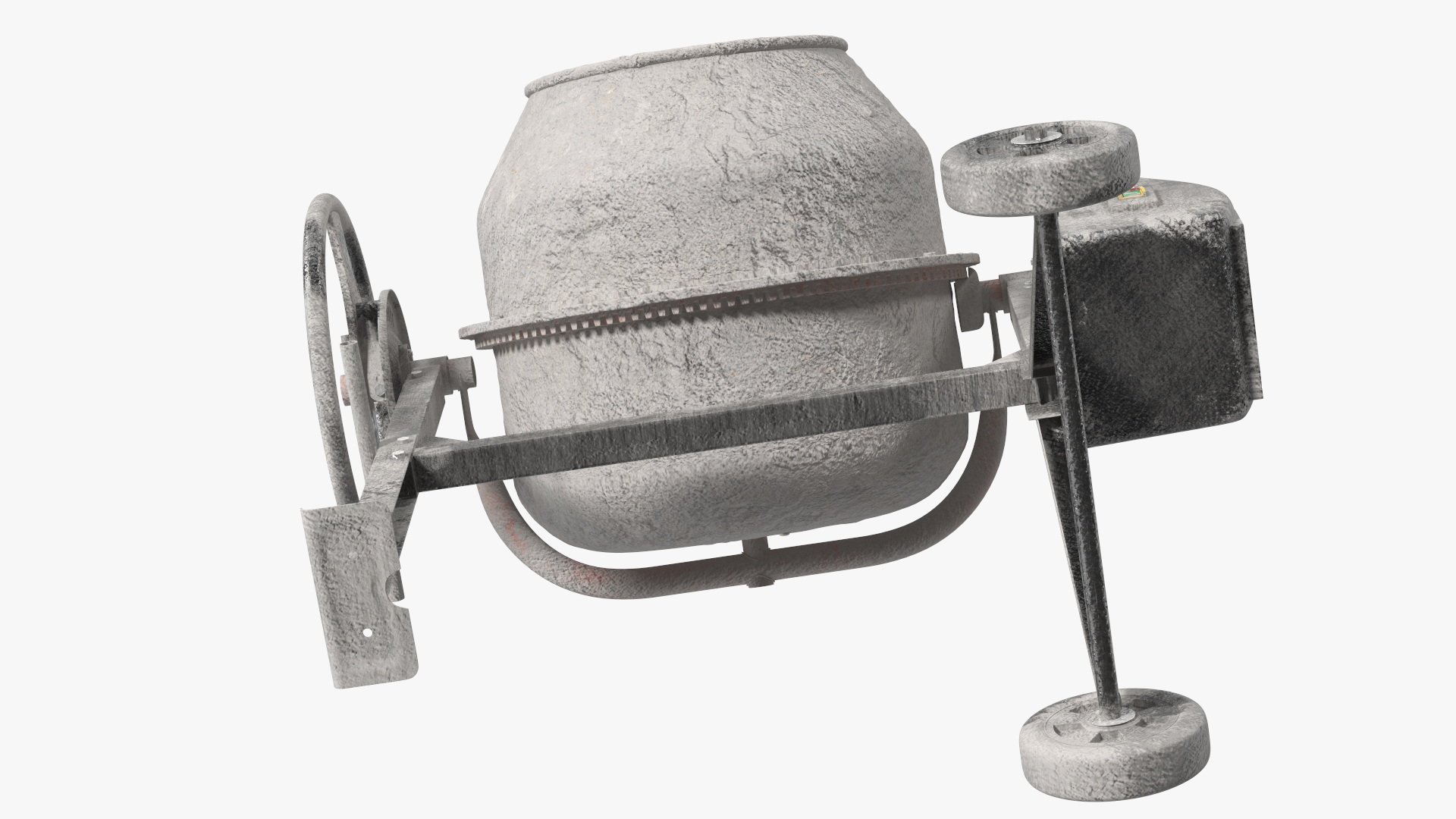Dirty Portable Concrete Mixer 3D model