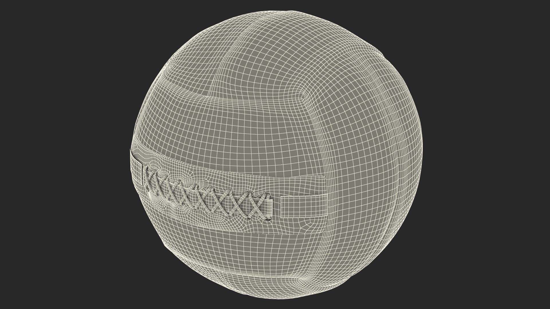 3D model Red Fitness Medicine Ball