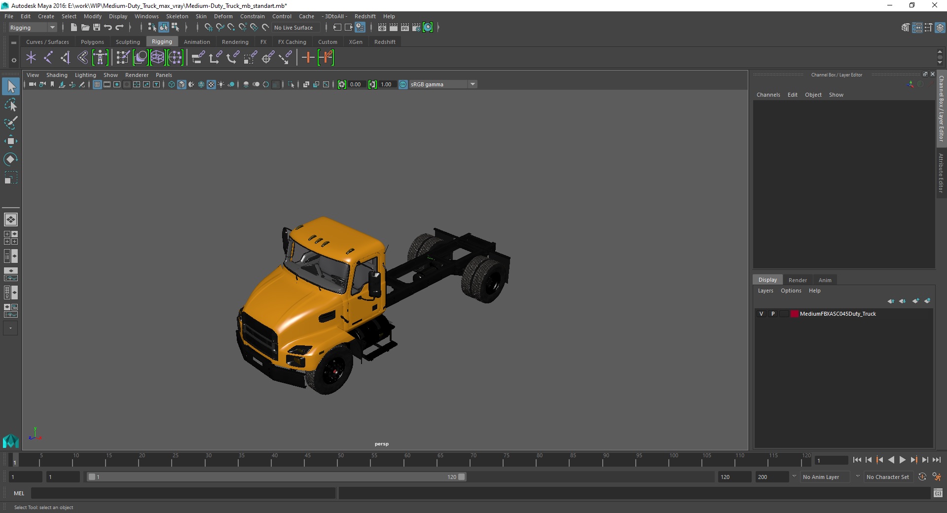 Medium-Duty Truck 3D