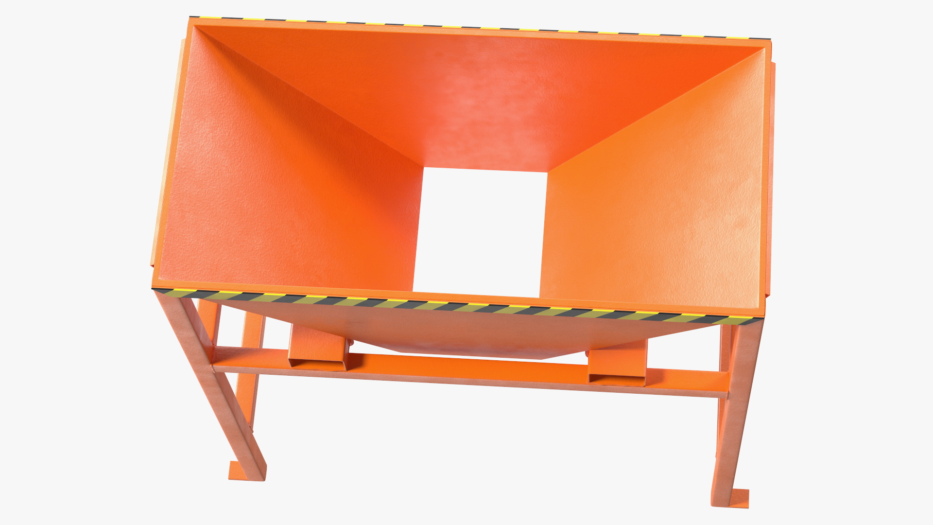 3D Silo Container Filling Funnel Orange