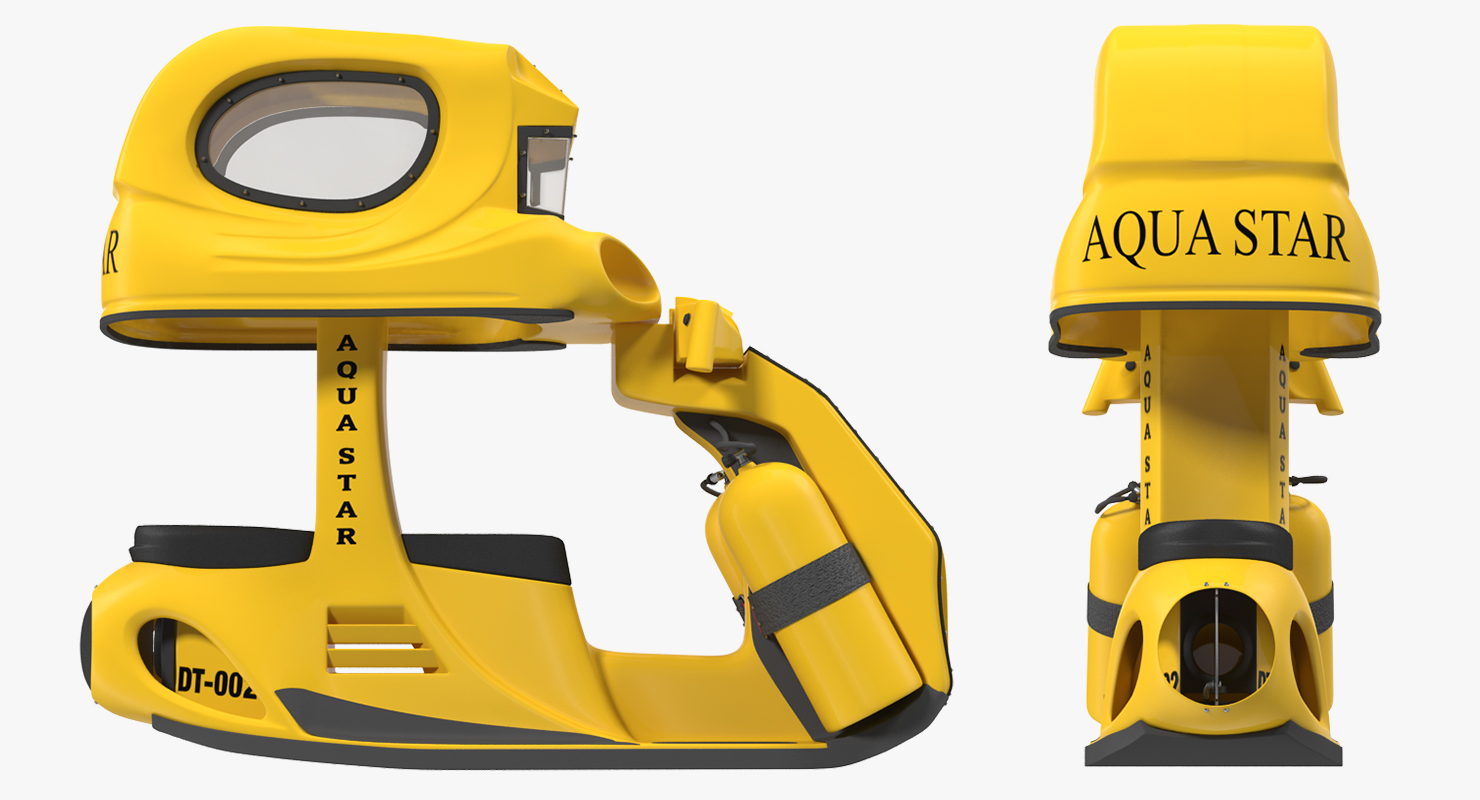 Underwater Scooter Aquastar 3D