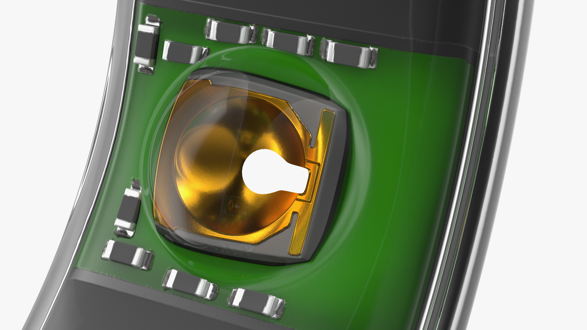 Smart Ring Silver 3D