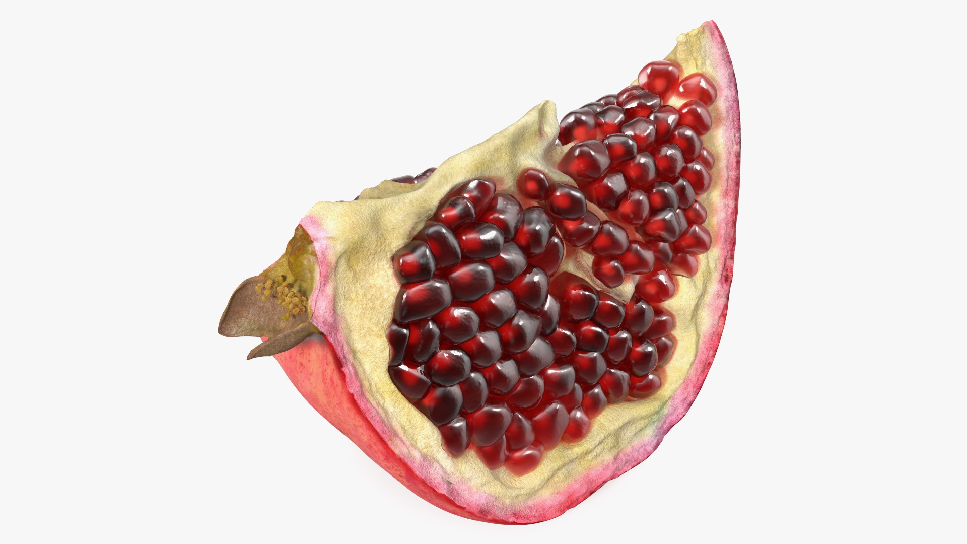 Slice Pomegranate 3D