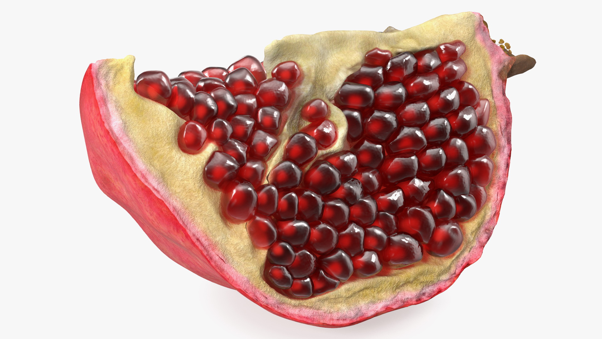 Slice Pomegranate 3D