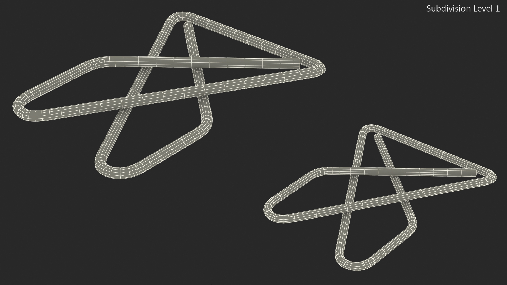 Paper Clip Butterfly Shape Color 3D