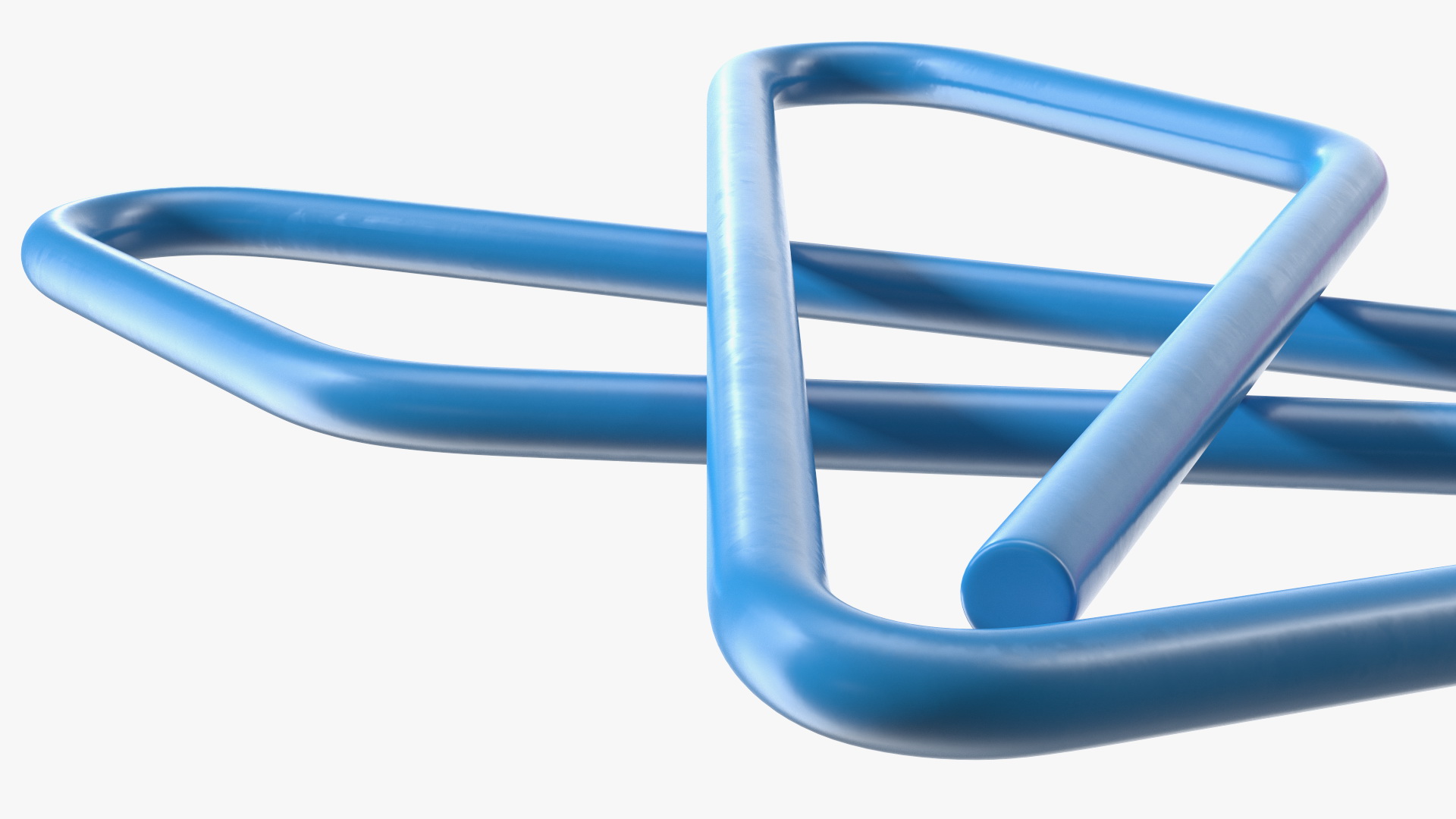 Paper Clip Butterfly Shape Color 3D