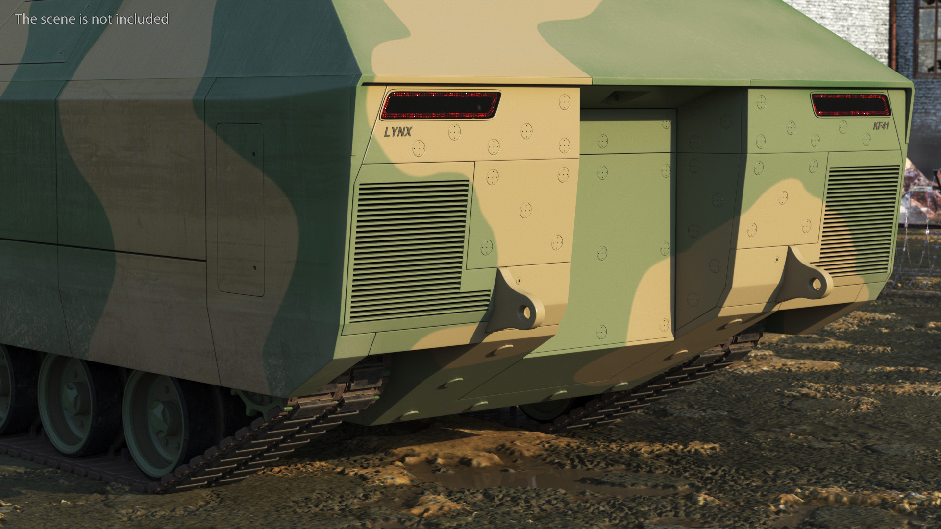 3D Next Gen Tracked Marine Assault Vehicle with Machine Gun Rigged model