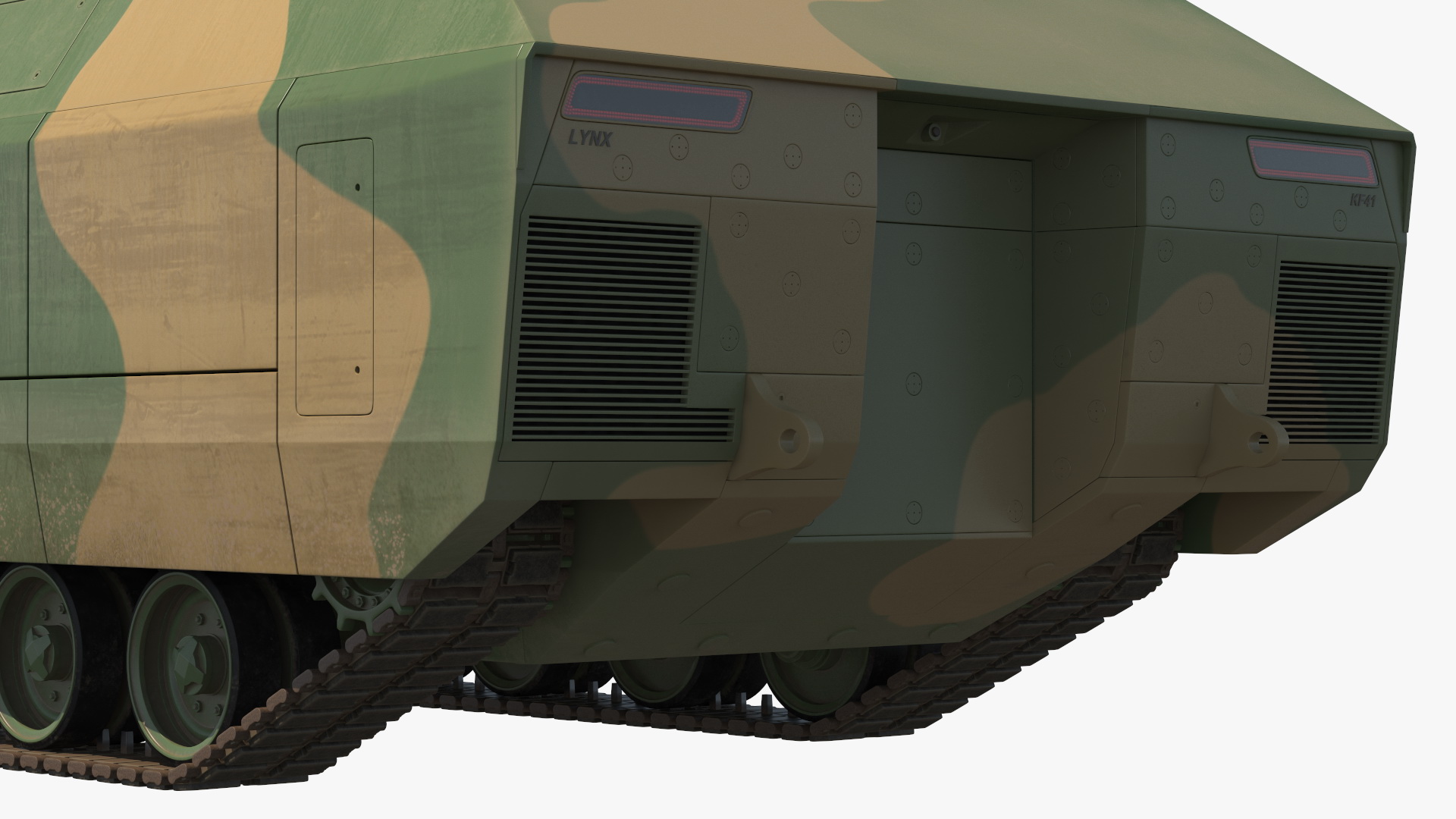 3D Next Gen Tracked Marine Assault Vehicle with Machine Gun Rigged model