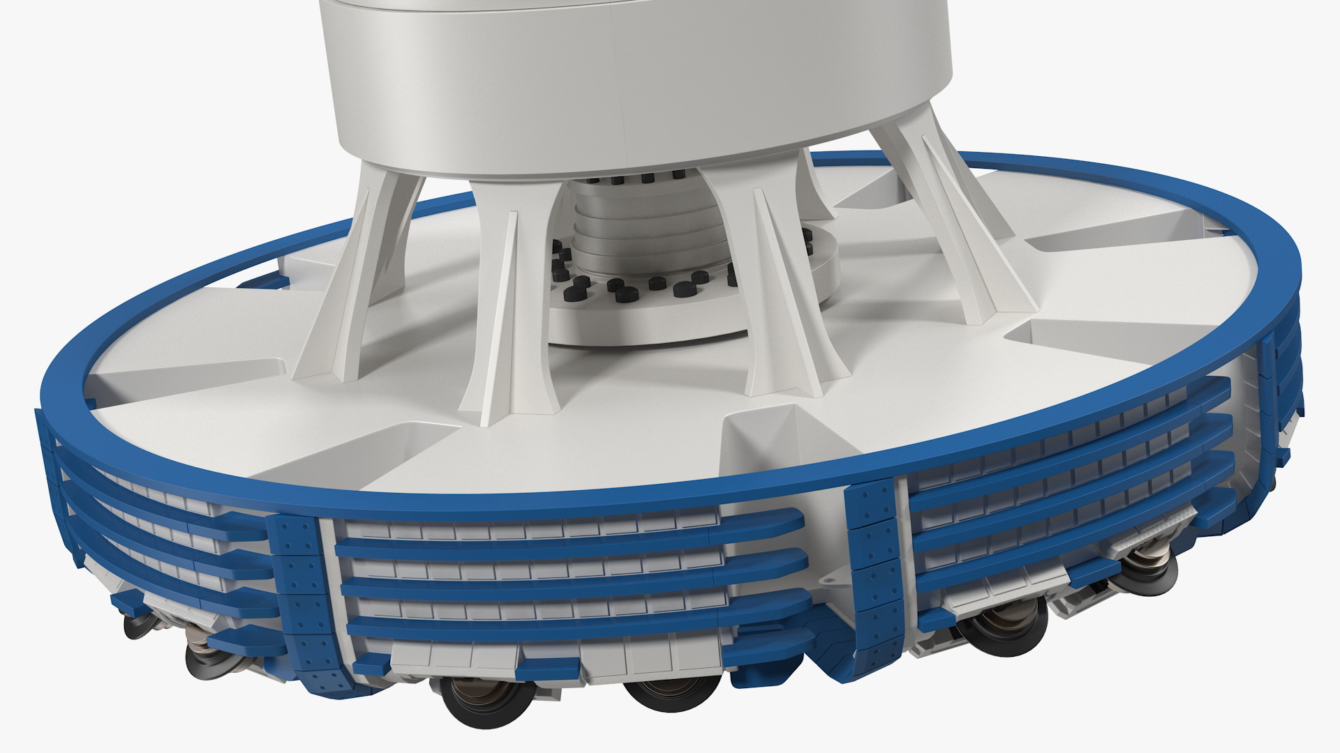 3D model Cutterhead Tunnel Machine