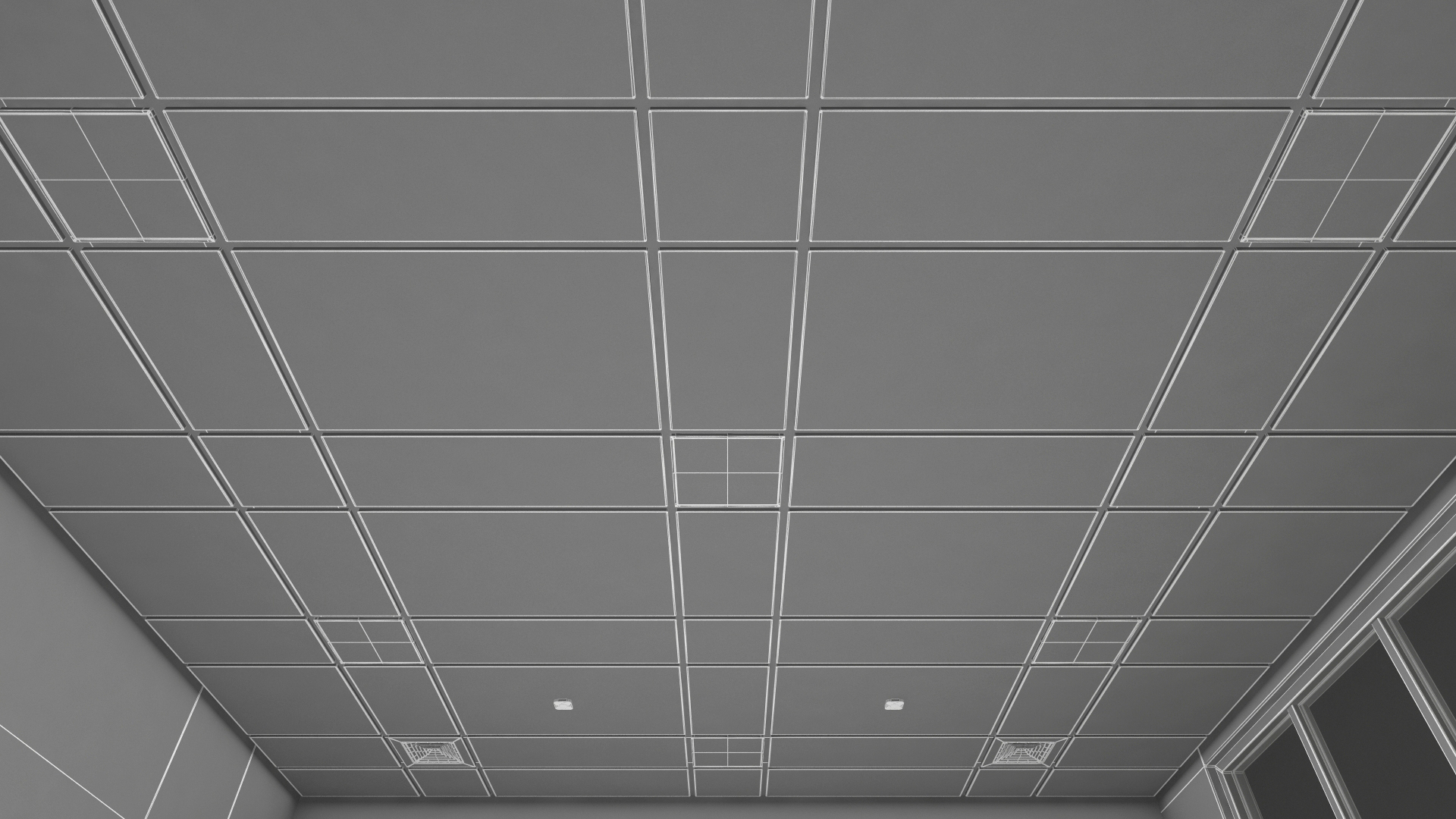 3D model Modern Meeting Room Empty