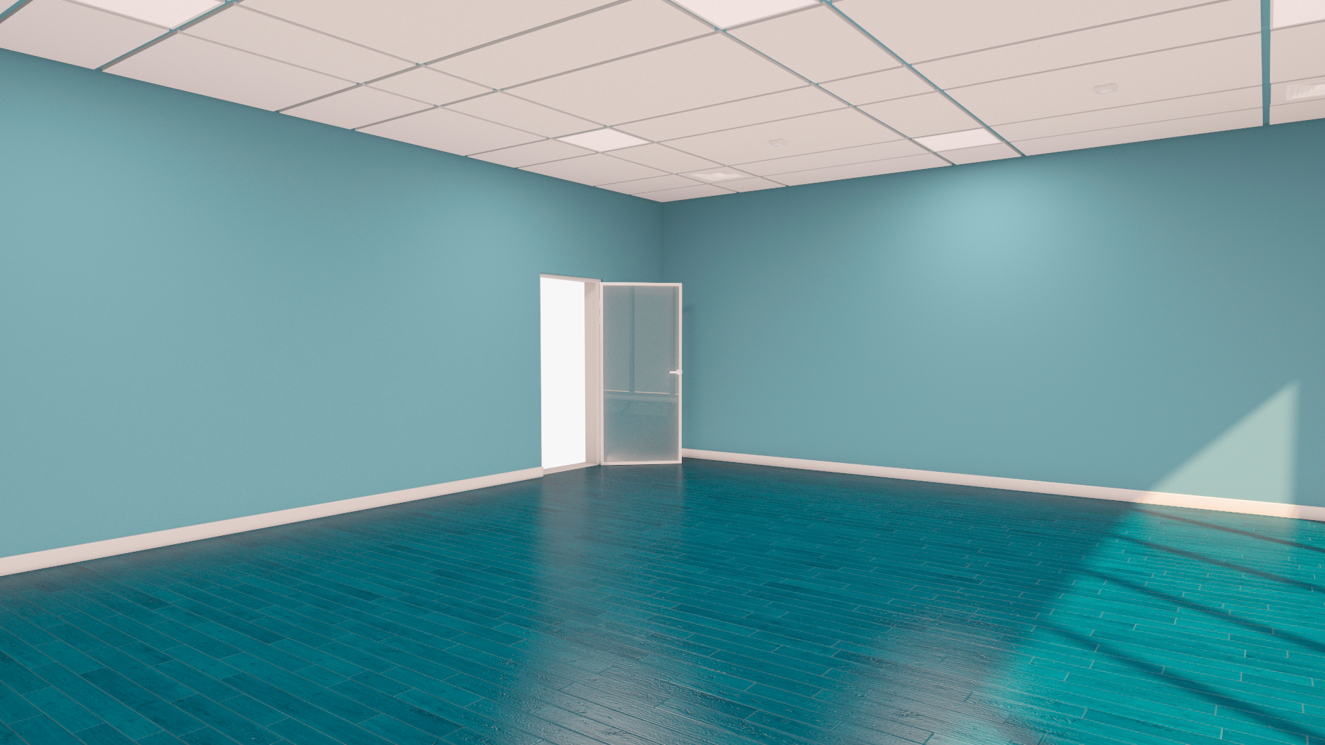 3D model Modern Meeting Room Empty