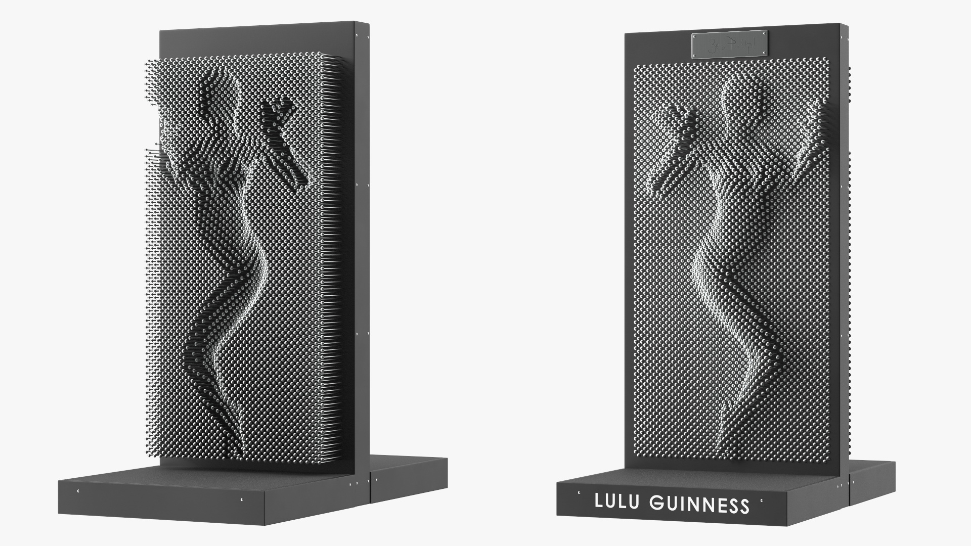 Giant Pin Art Woman 3D model