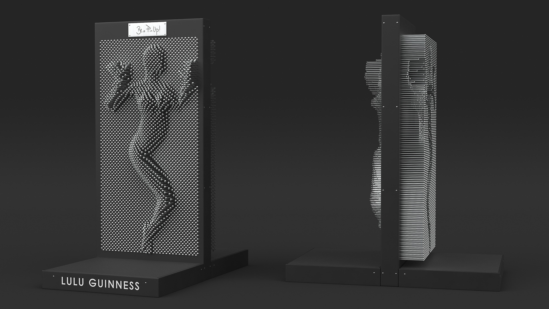 Giant Pin Art Woman 3D model