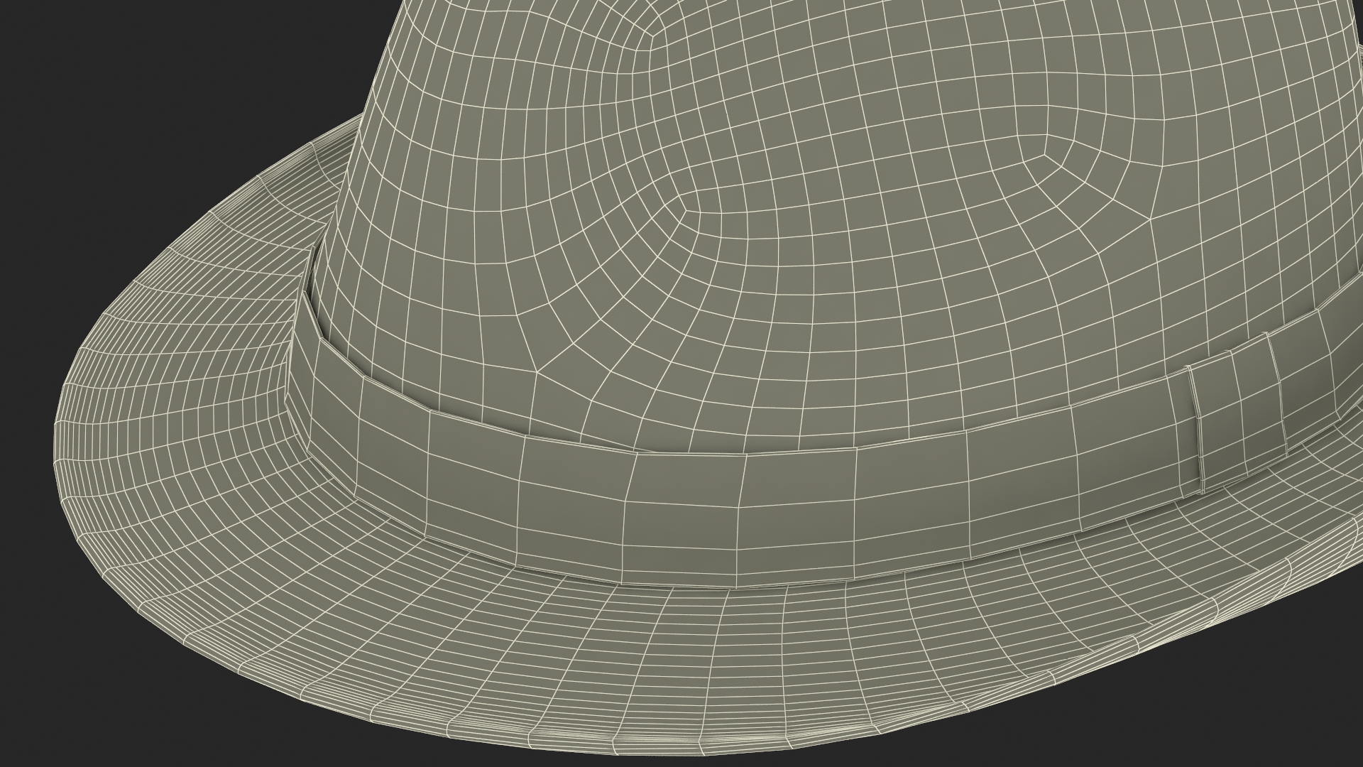 3D Royal Blue Fedora Hat