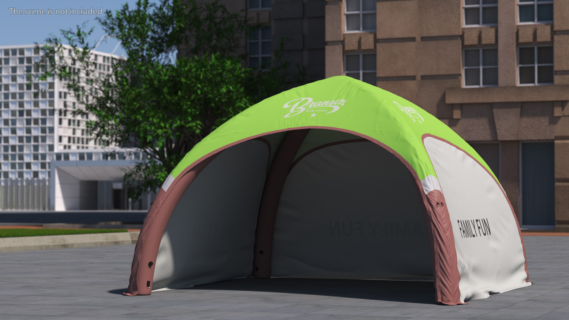3D Inflatable Shelter Branson