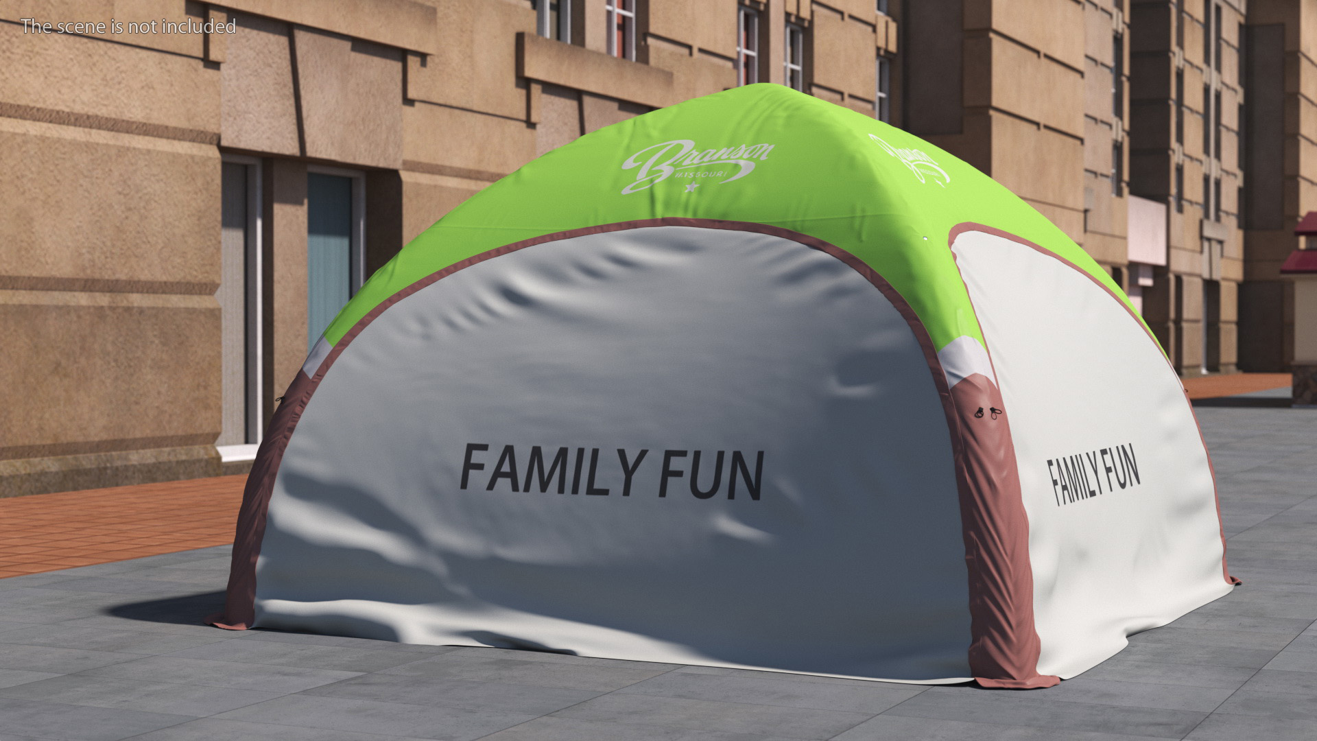 3D Inflatable Shelter Branson