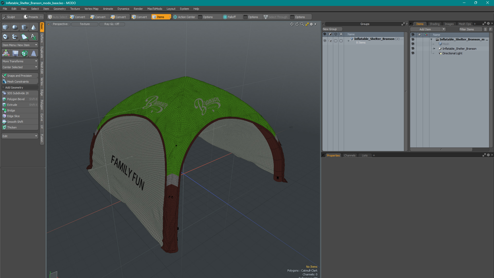 3D Inflatable Shelter Branson