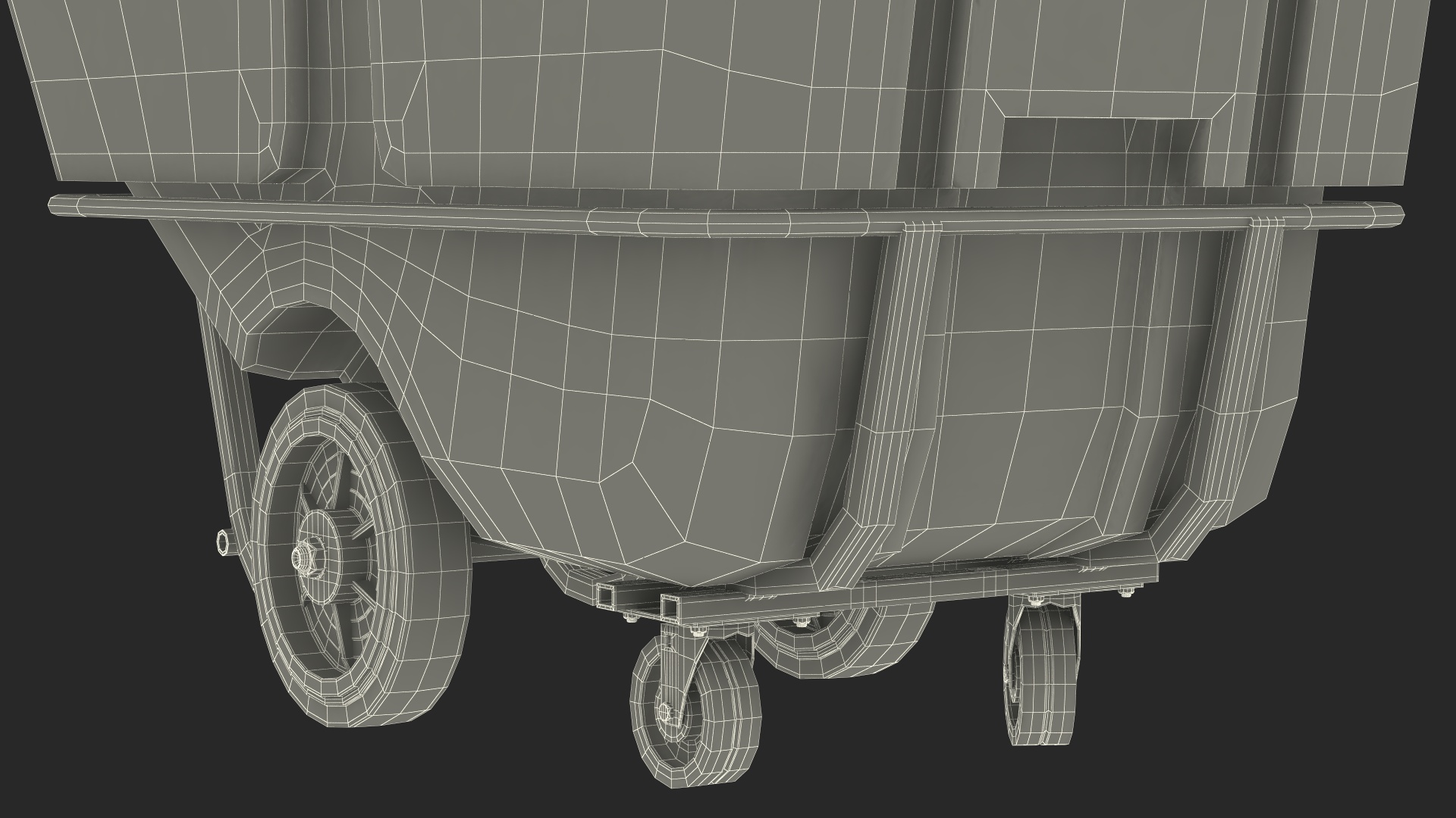 Utility Uline Tilt Truck Gray 3D model