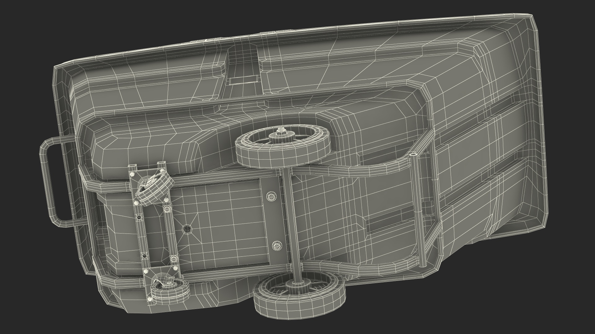 Utility Uline Tilt Truck Gray 3D model