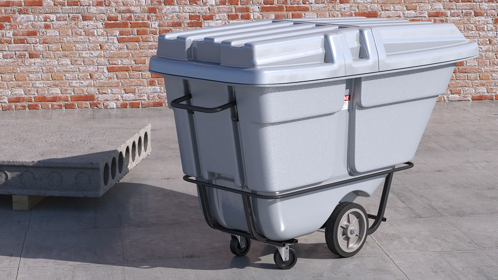 Utility Uline Tilt Truck Gray 3D model