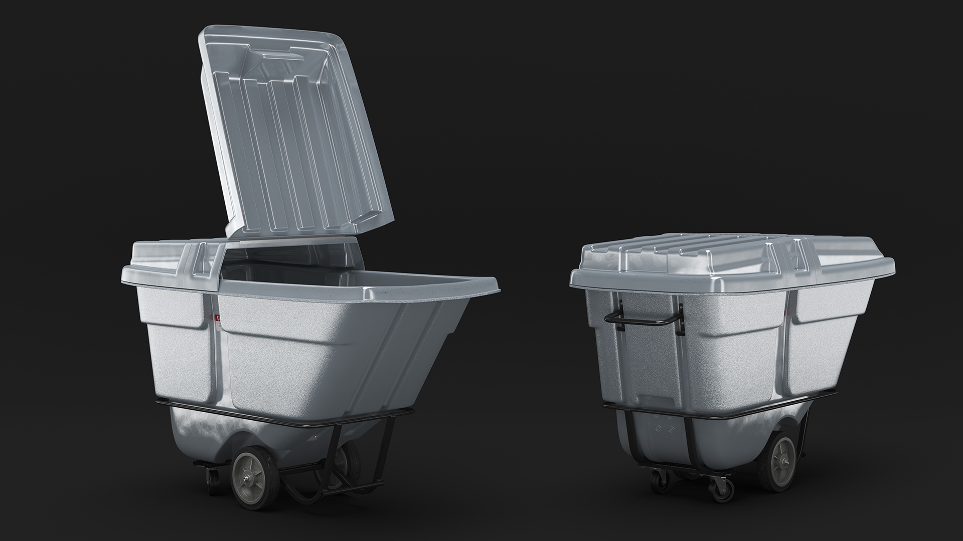 Utility Uline Tilt Truck Gray 3D model