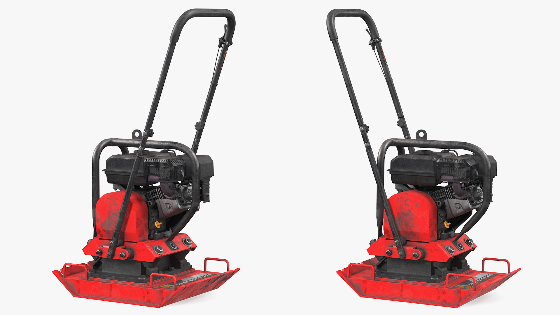 WEN 56035T Vibratory Plate Compactor Dirty Rigged 3D model