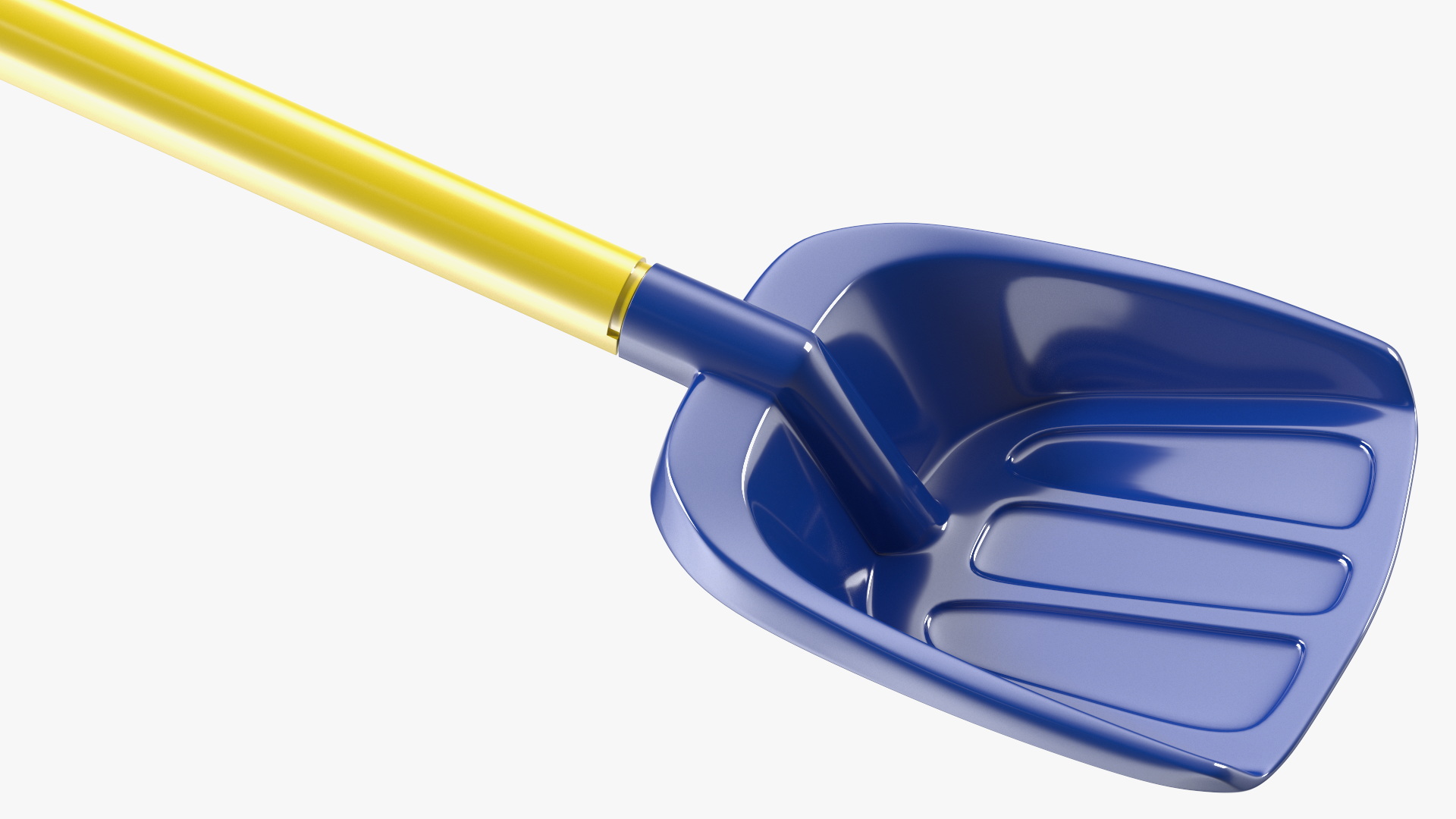 3D Plastic Beach Shovel Multicolored model
