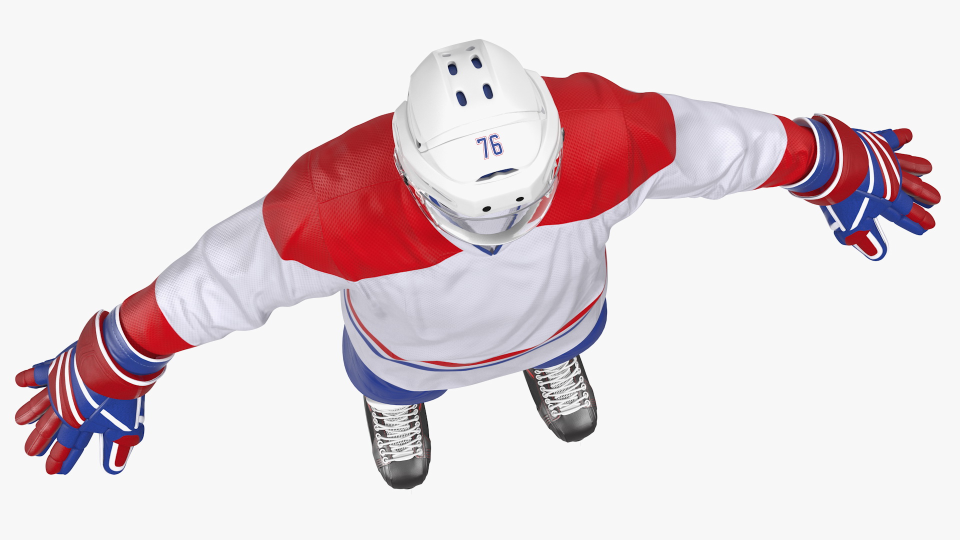 Hockey Equipment White 3D