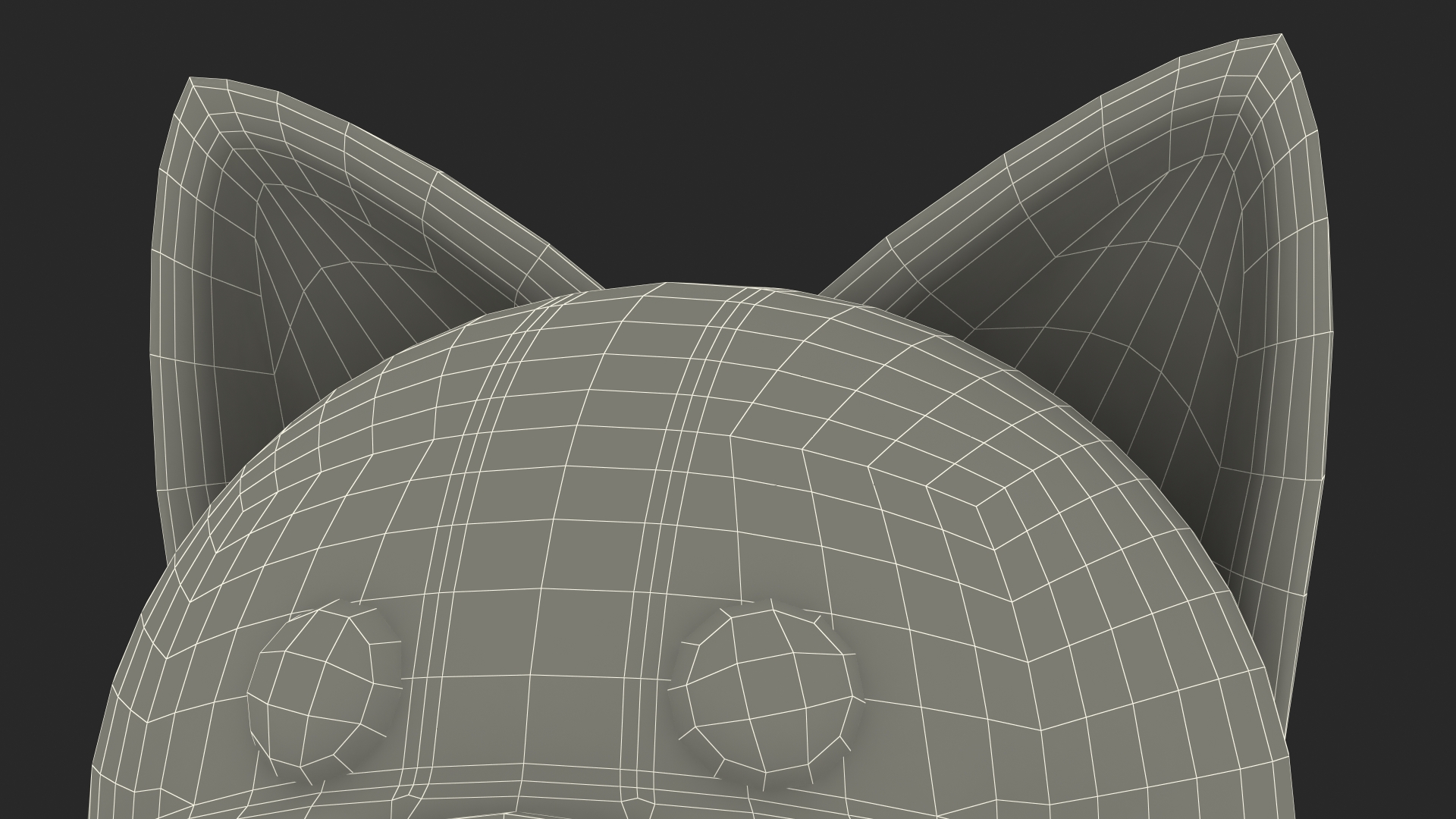 Cat Face Emoji 3D model