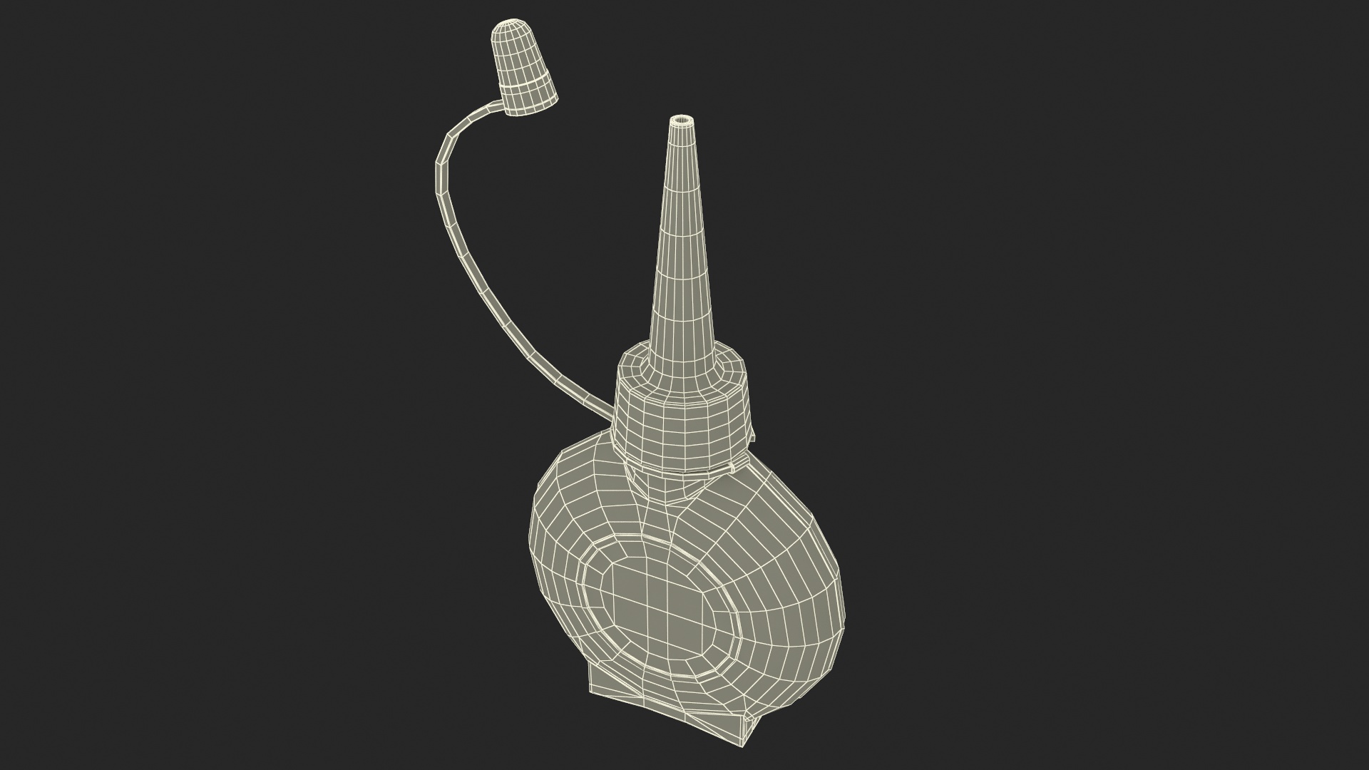 3D model Old Oiler Can Opened