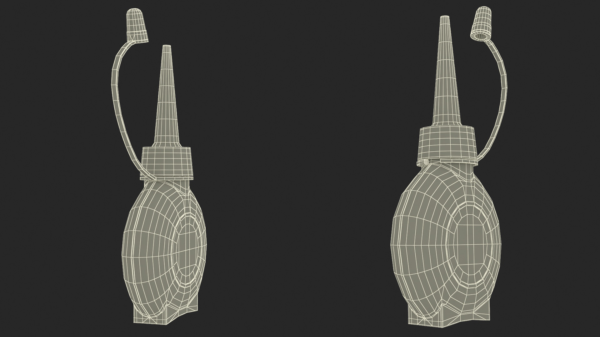 3D model Old Oiler Can Opened