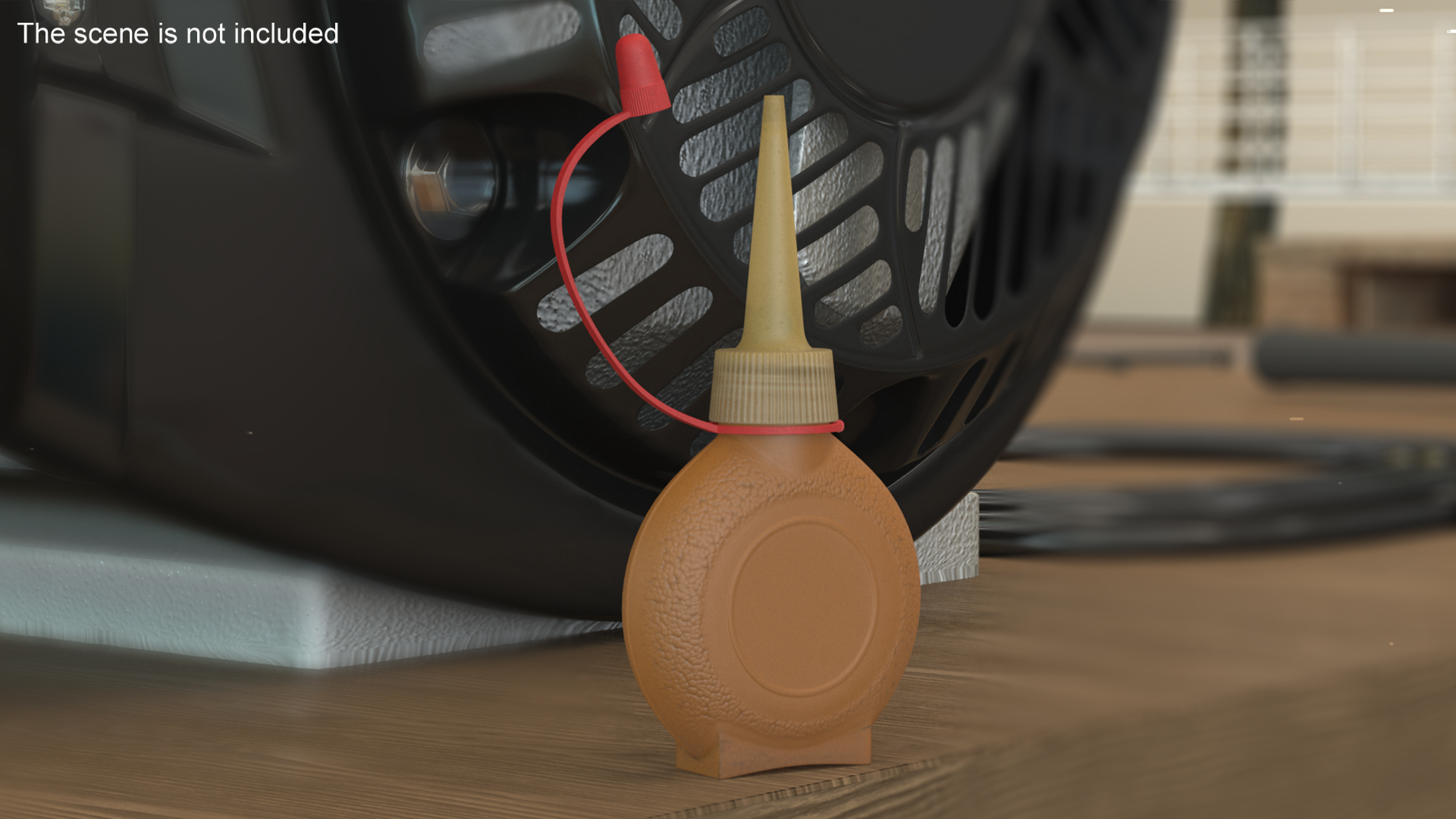 3D model Old Oiler Can Opened