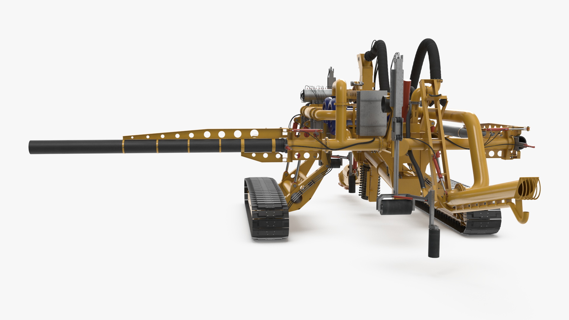 3D model Arthropod 600 Subsea Pipeline Trencher Rigged