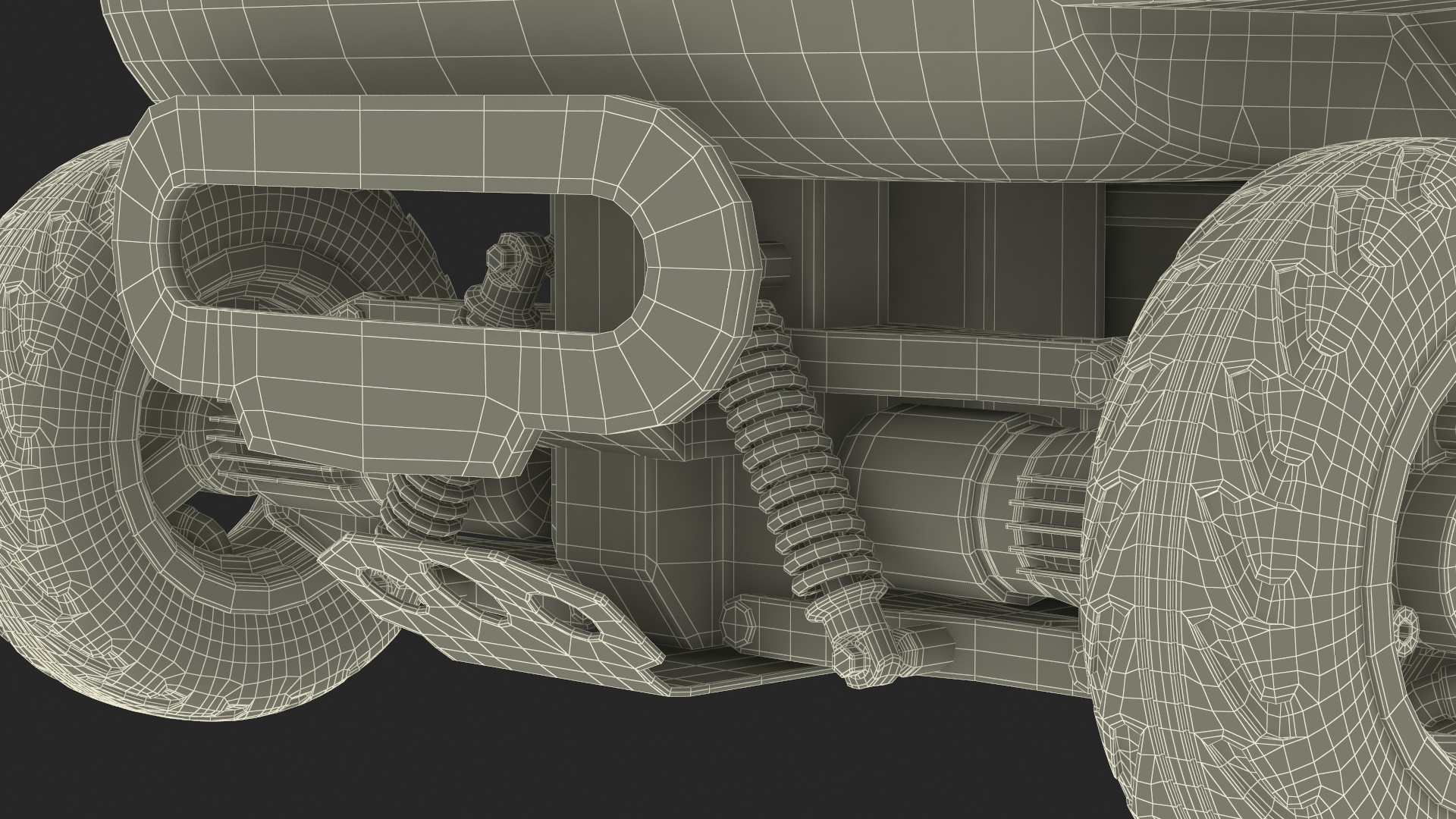 3D Kiwibot Delivery Robot Black in Sleep Rigged for Maya model