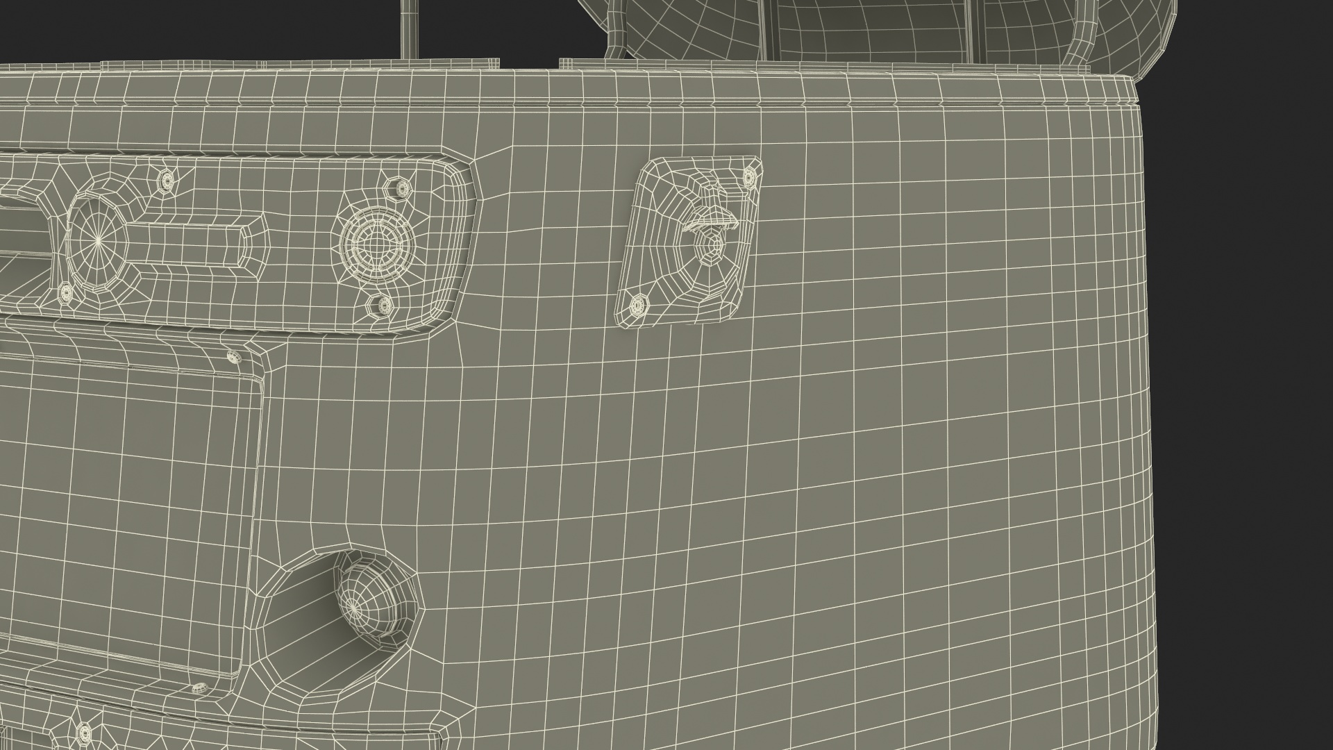 3D Kiwibot Delivery Robot Black in Sleep Rigged for Maya model
