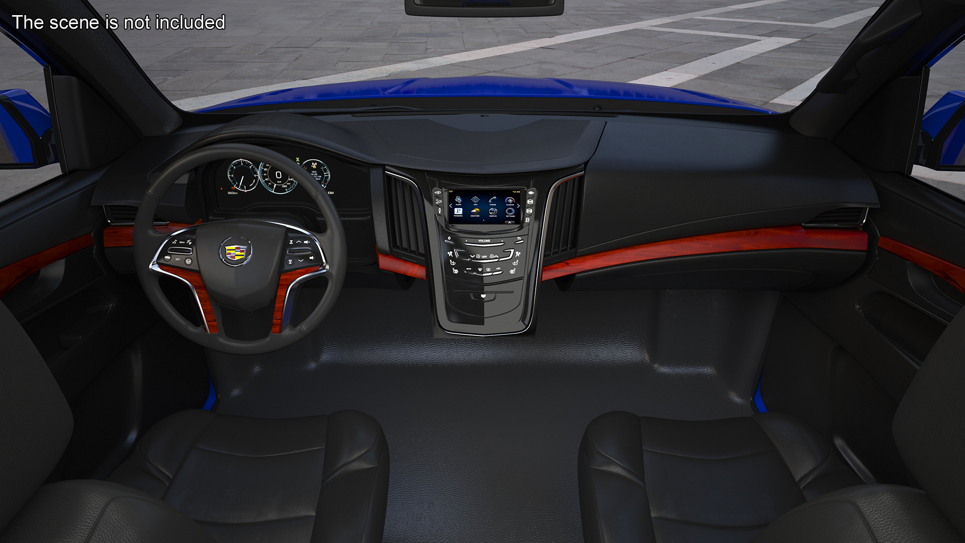 Cadillac Escalade SUV Simple Interior 3D