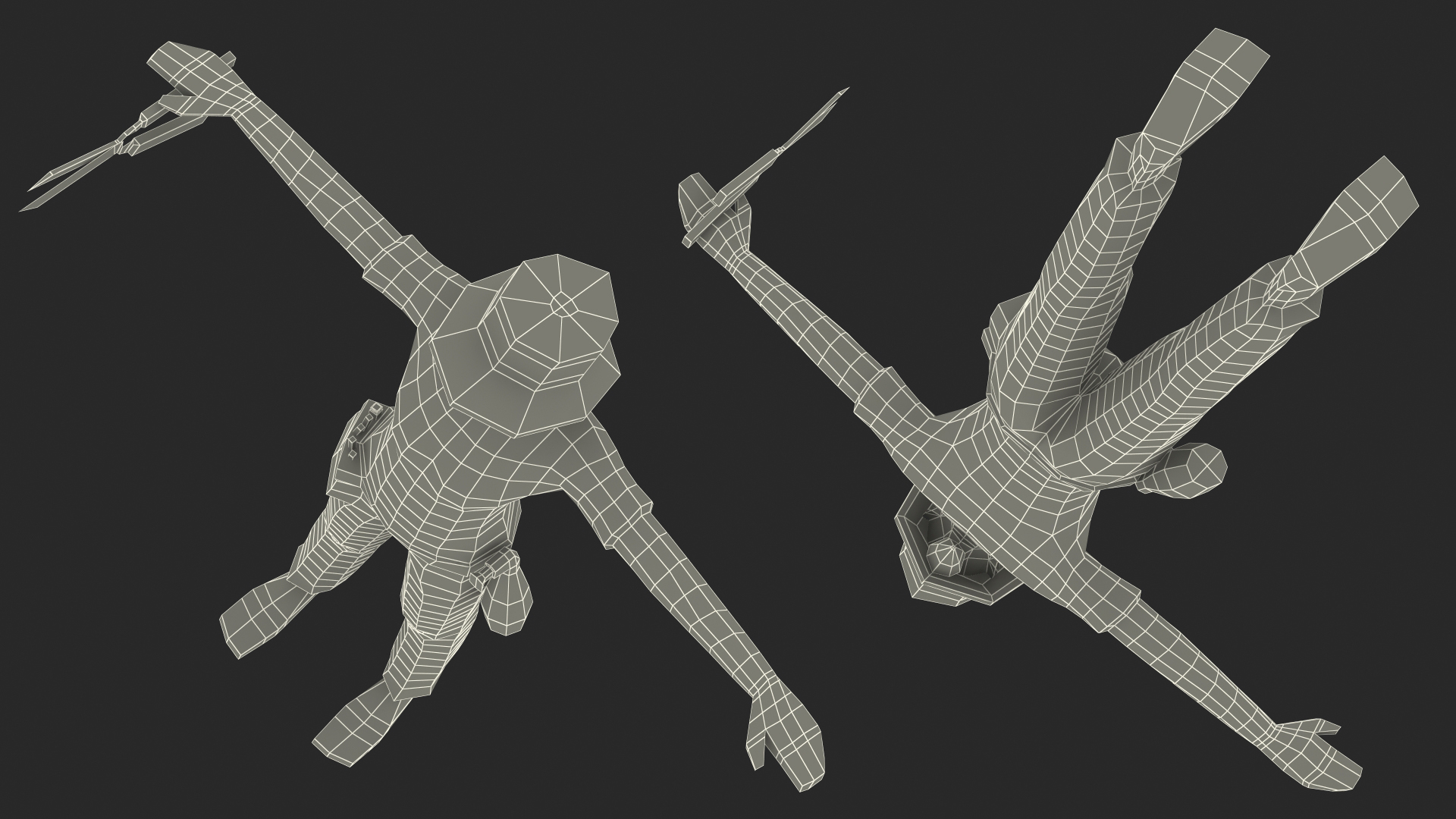 Gardener Low Poly Rigged 3D model