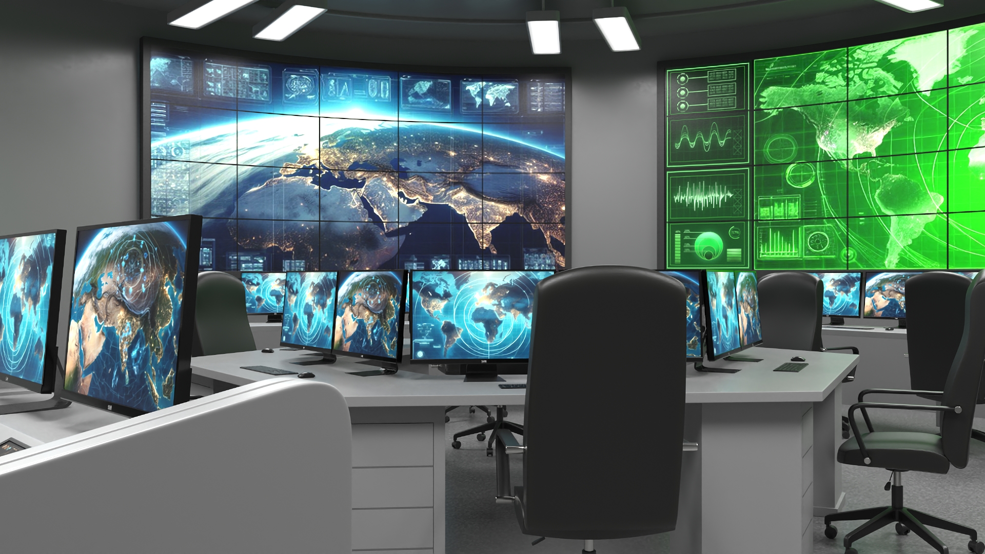 3D Tactical Command Center model