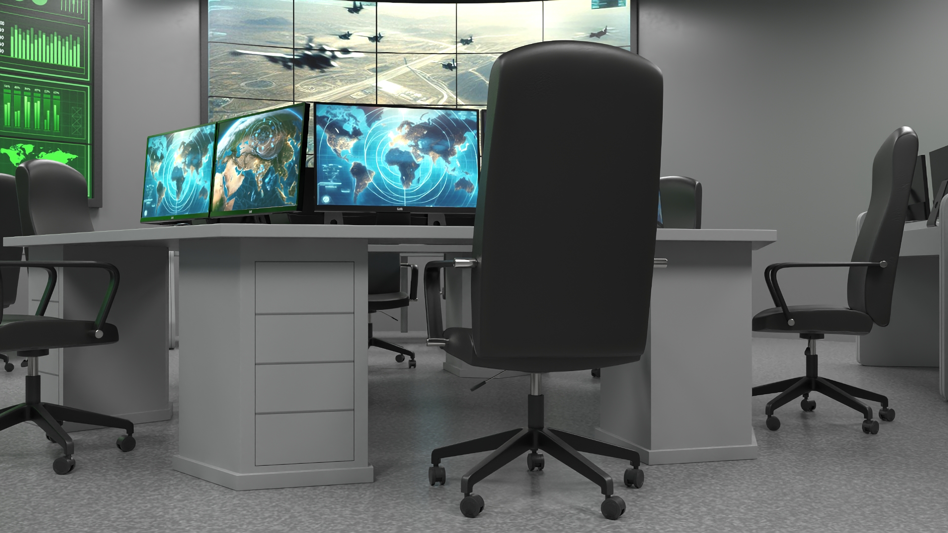 3D Tactical Command Center model