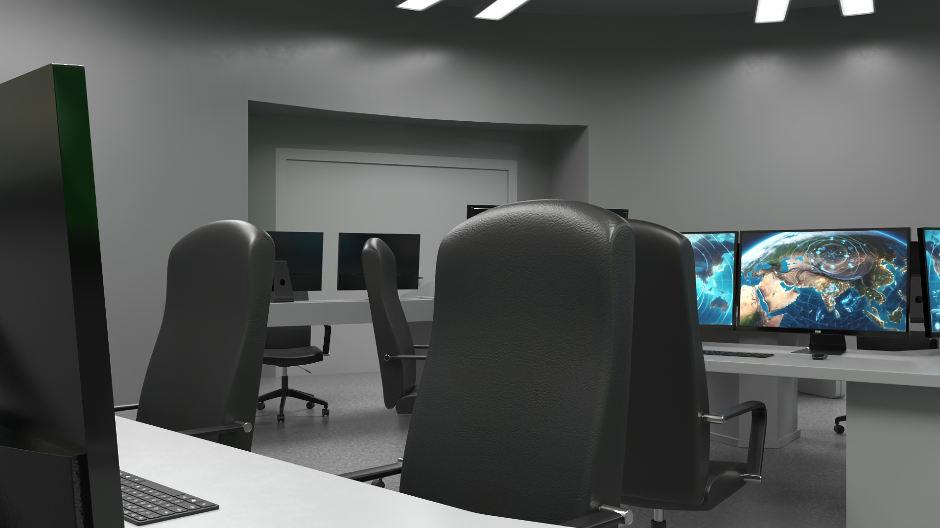 3D Tactical Command Center model