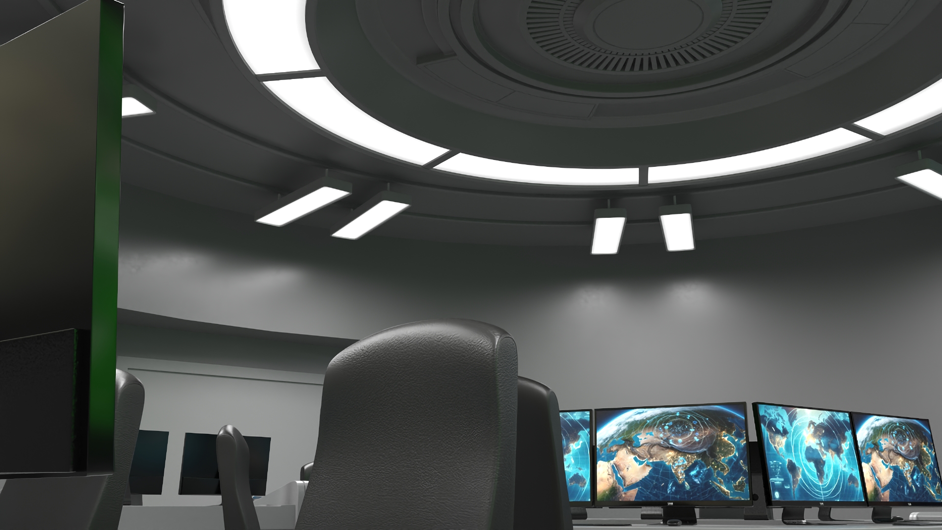 3D Tactical Command Center model